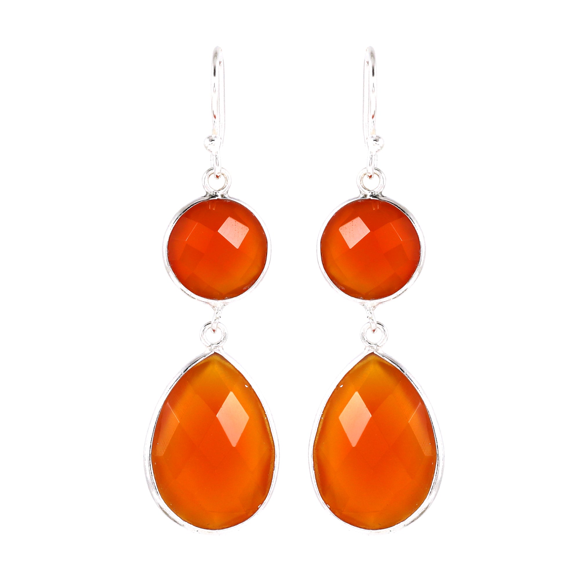 Natural Sterling Silver 925 Handmade Earring