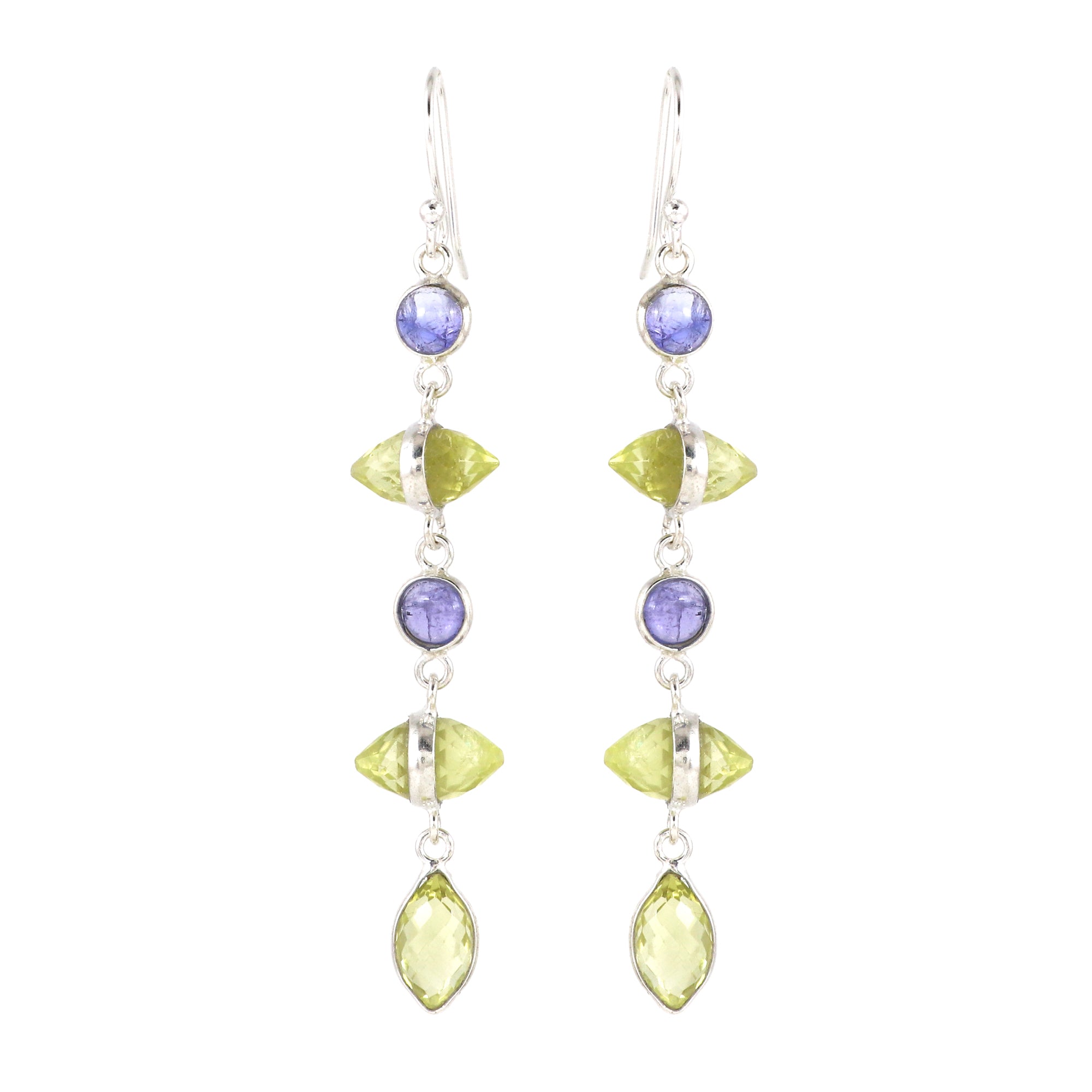 Natural Sterling Silver 925 Earring