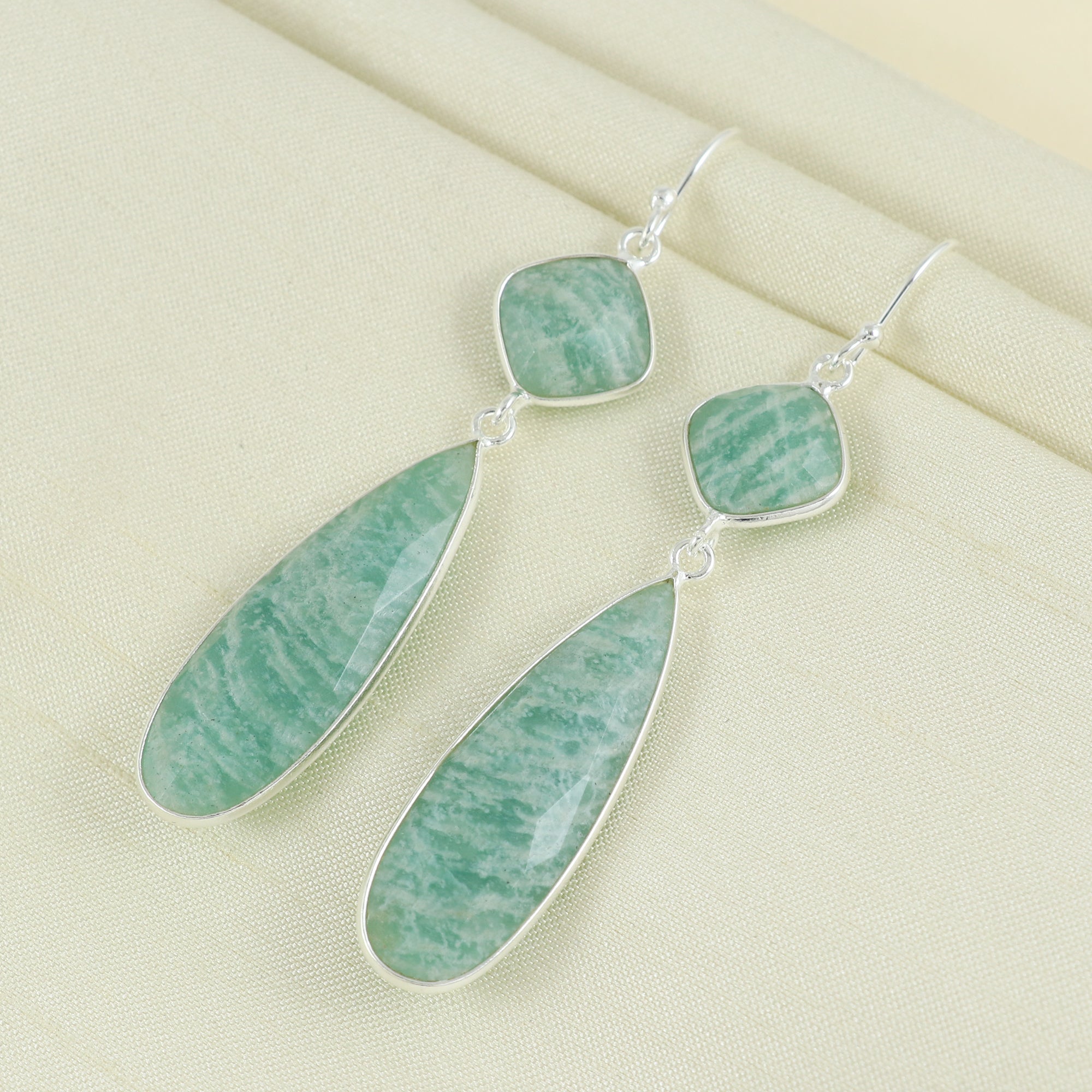 Natural Sterling Silver 925 Earring