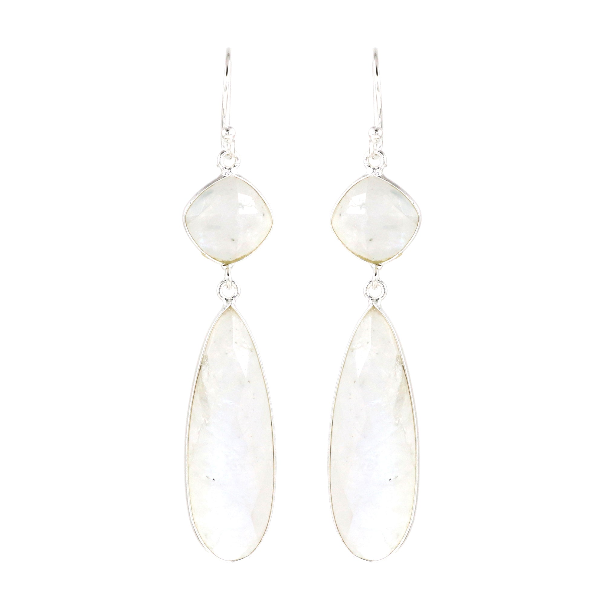 Natural Sterling Silver 925 Earring