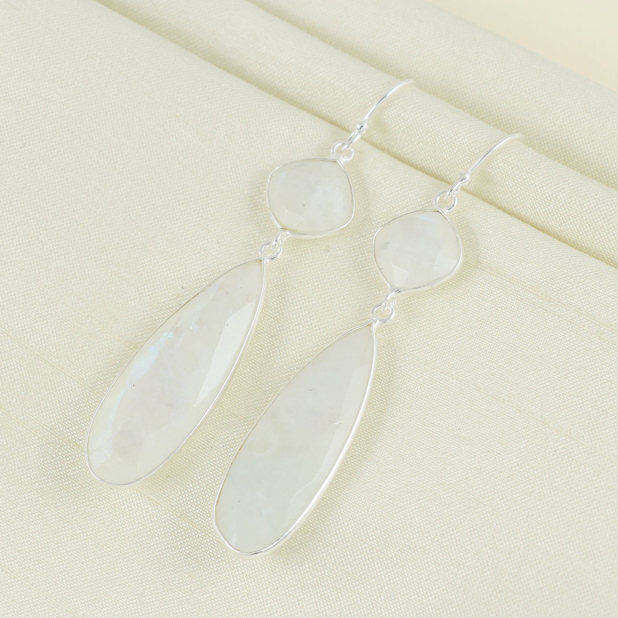 Natural Sterling Silver 925 Earring