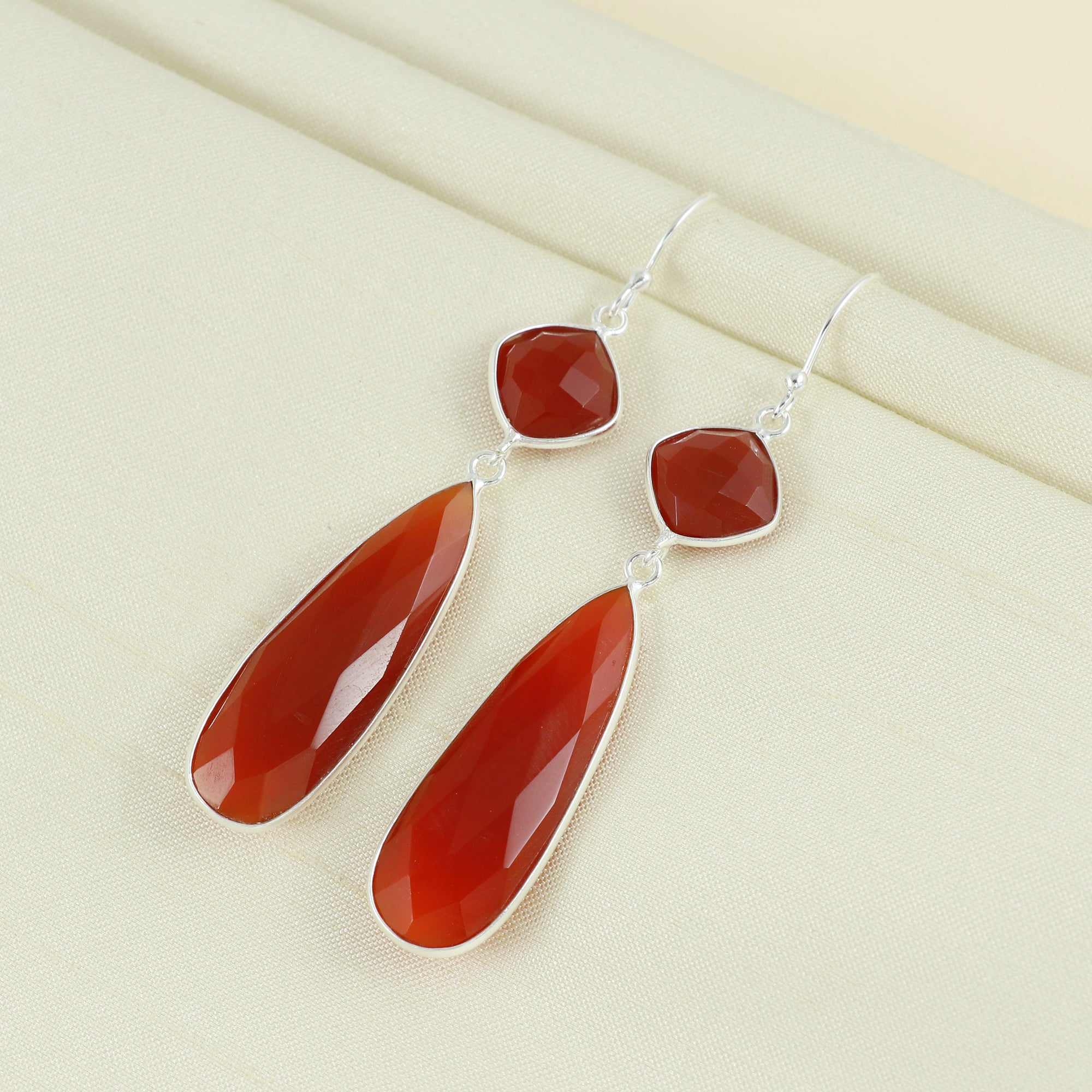 Natural Sterling Silver 925 Earring