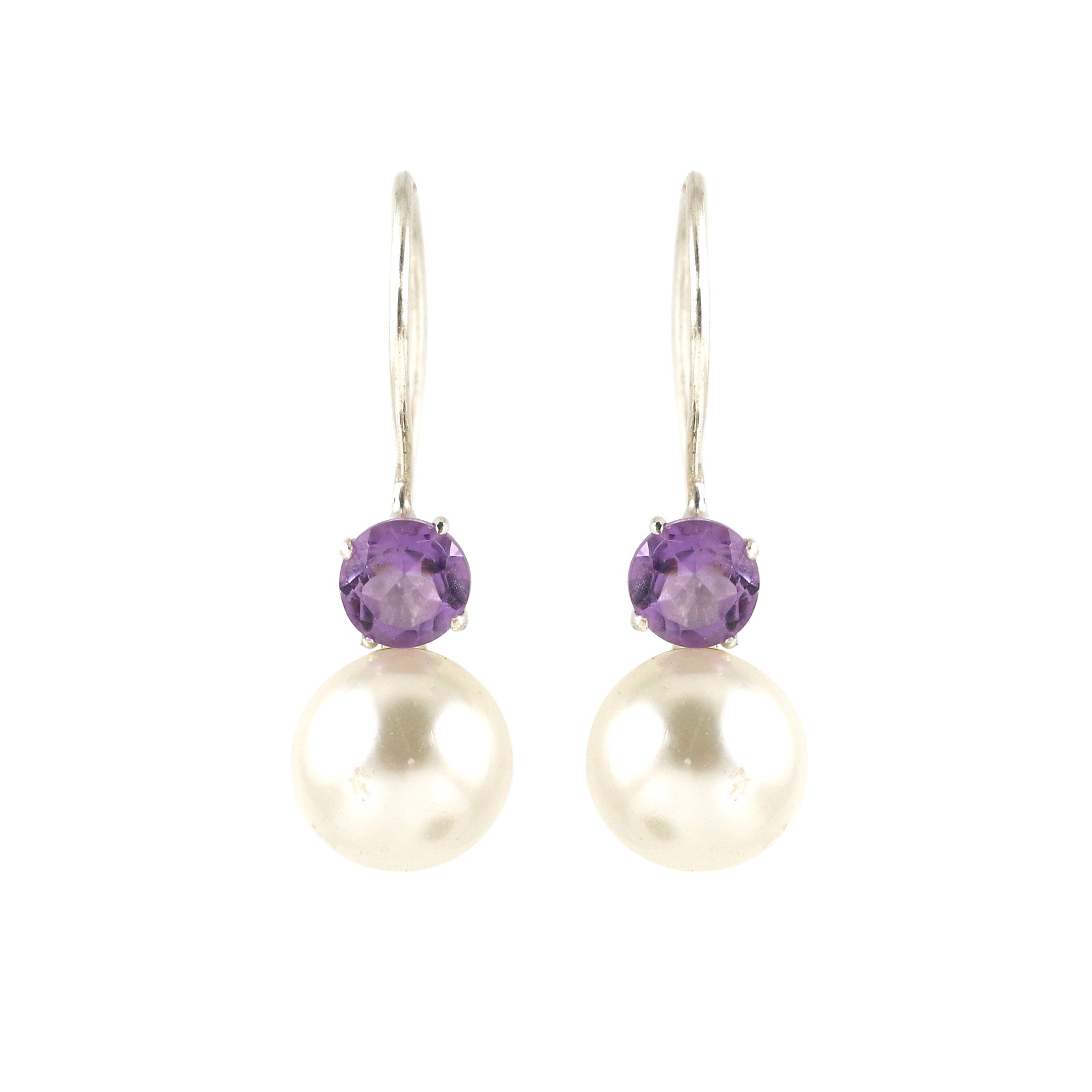 Natural Sterling Silver 925 Earring