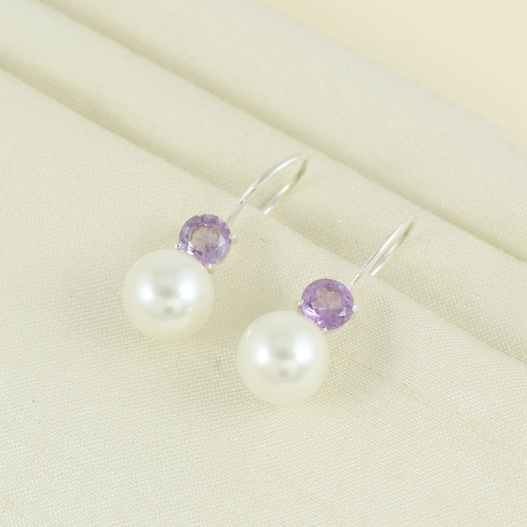 Natural Sterling Silver 925 Earring