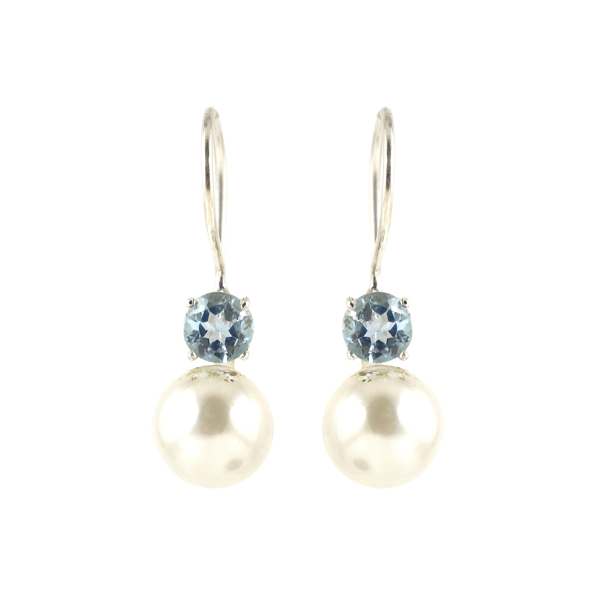 Natural Sterling Silver 925 Earring