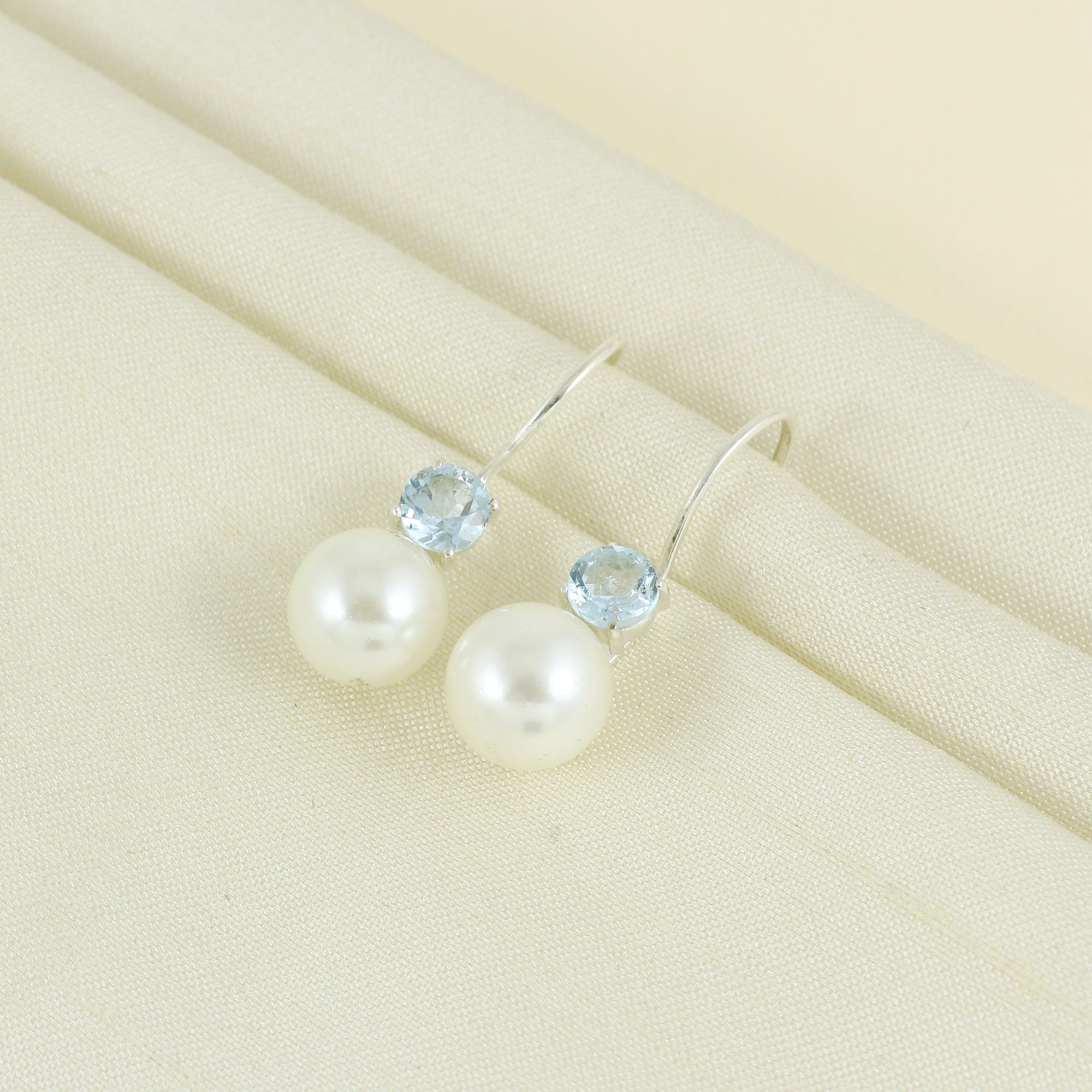 Natural Sterling Silver 925 Earring