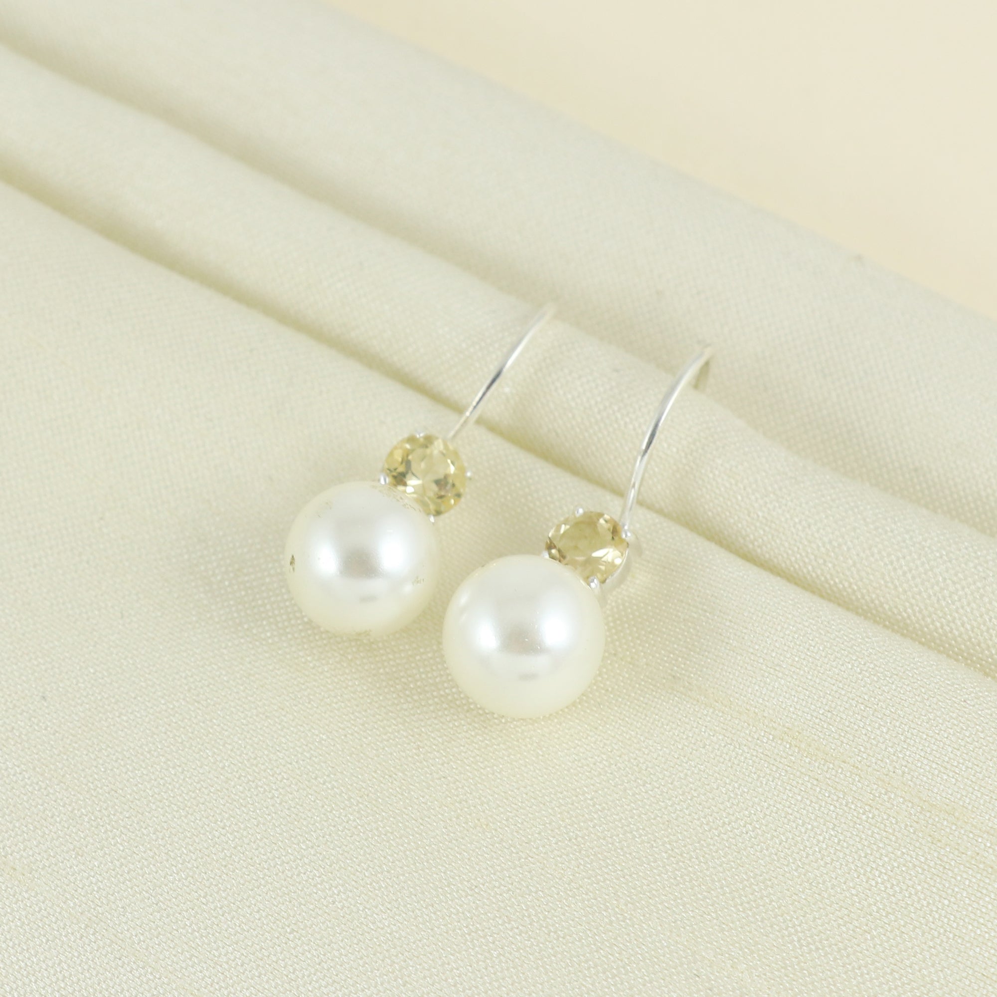 Natural Sterling Silver 925 Earring