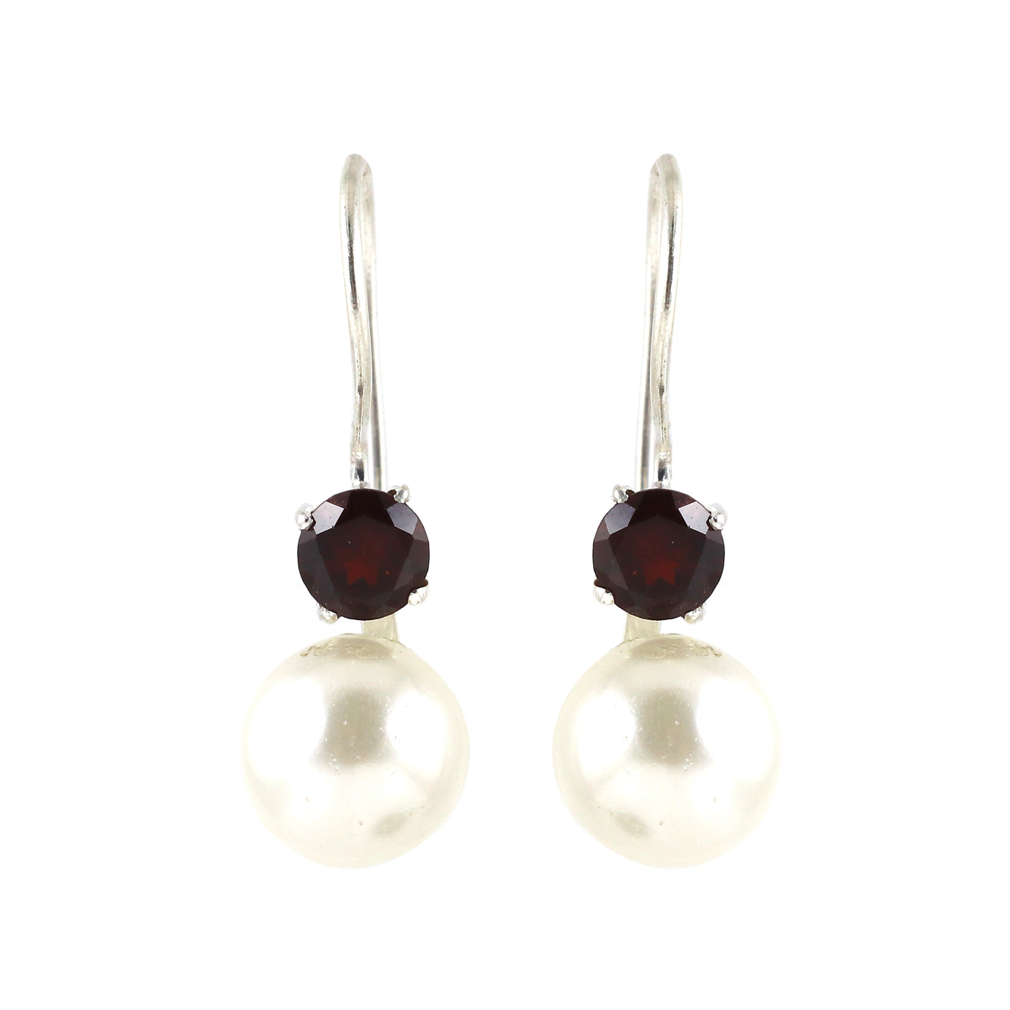 Natural Sterling Silver 925 Earring