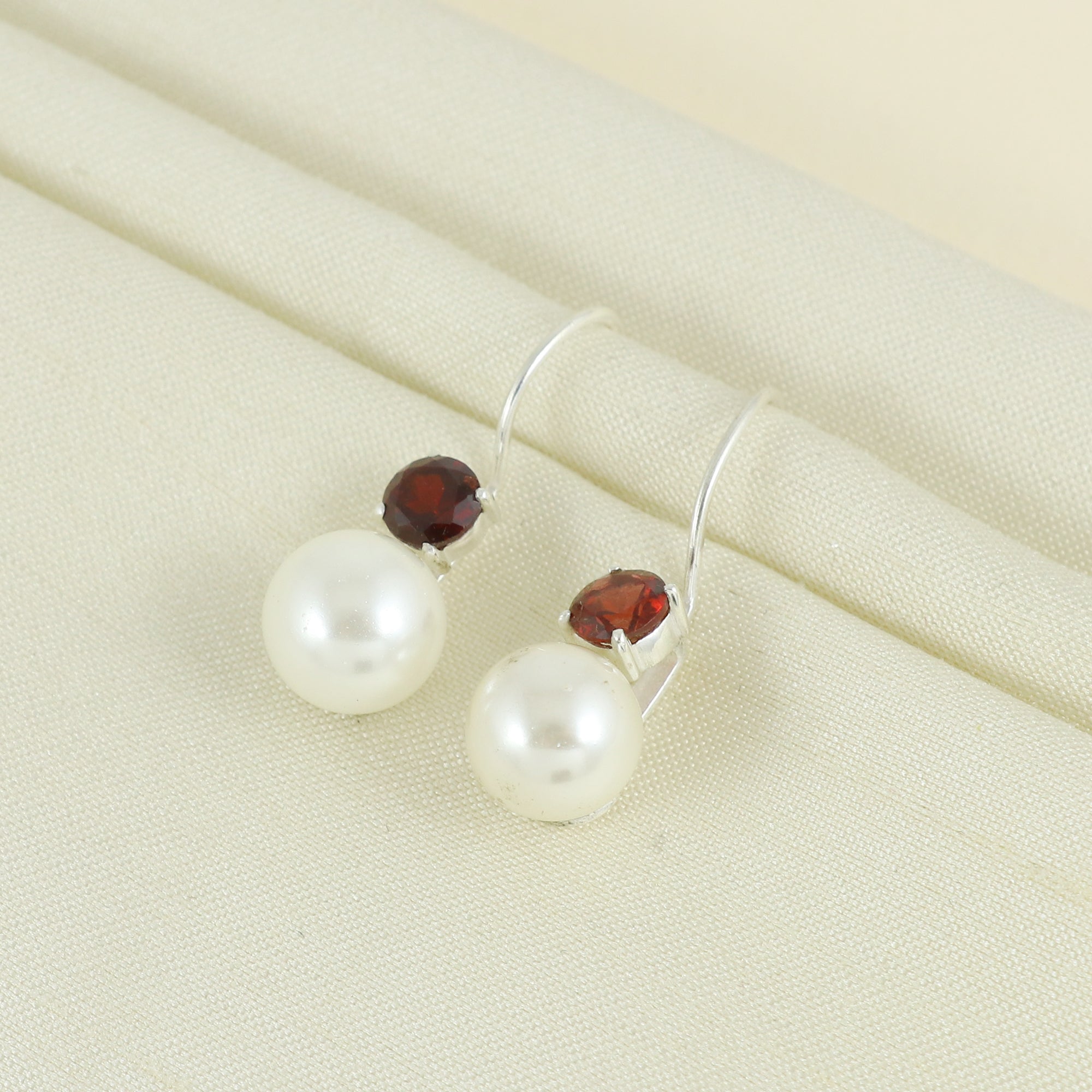 Natural Sterling Silver 925 Earring