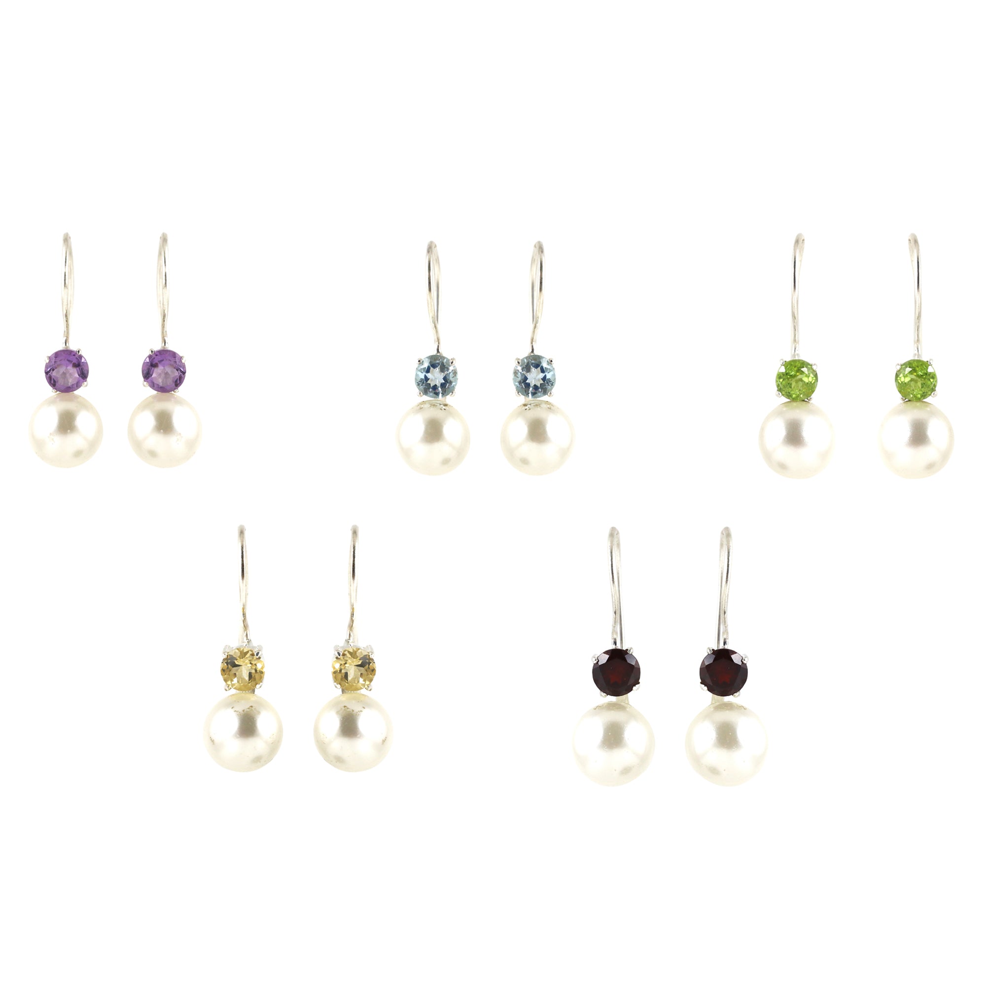 Natural Sterling Silver 925 Earring