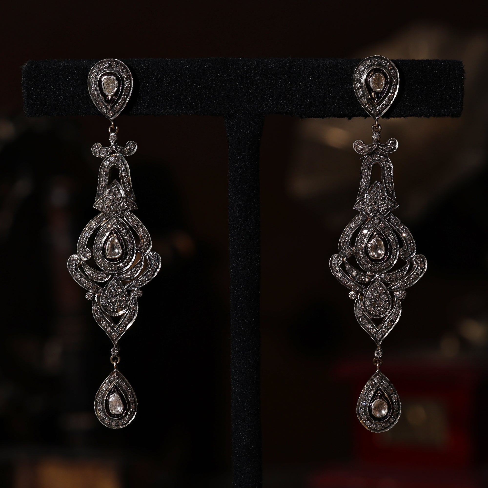 Victorian Empress Glow Earrings