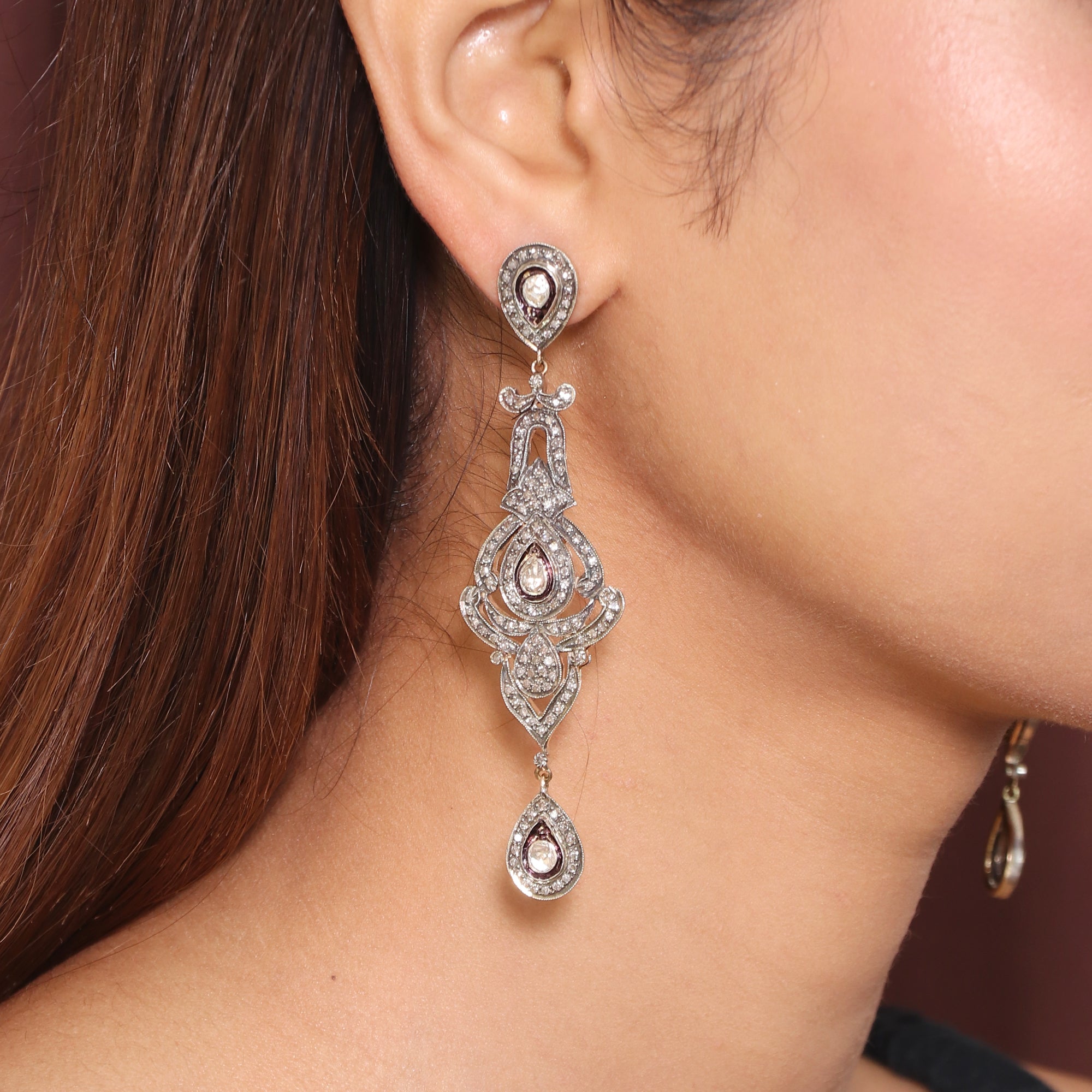 Victorian Empress Glow Earrings