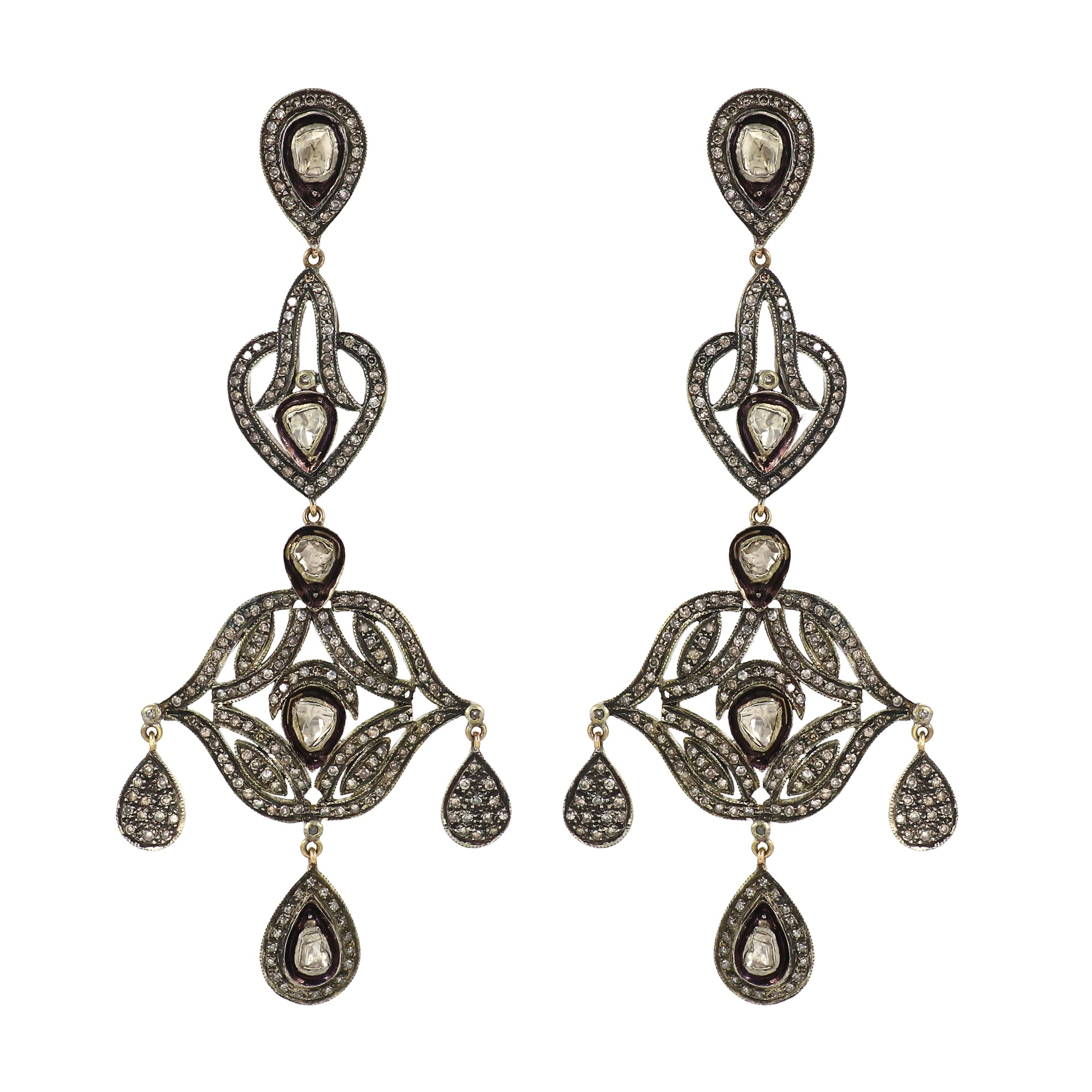 Old World Royal Polki Earrings