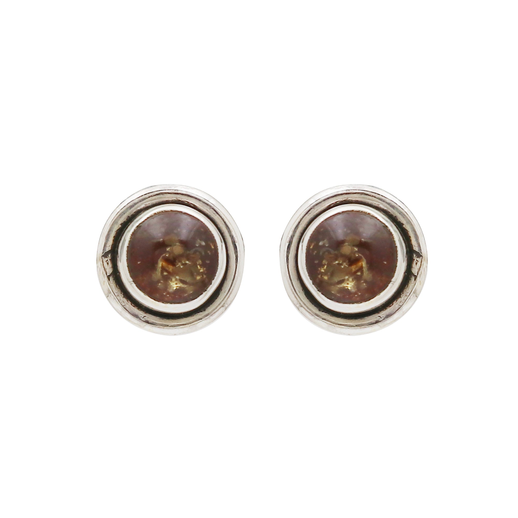 Square Amber Earring