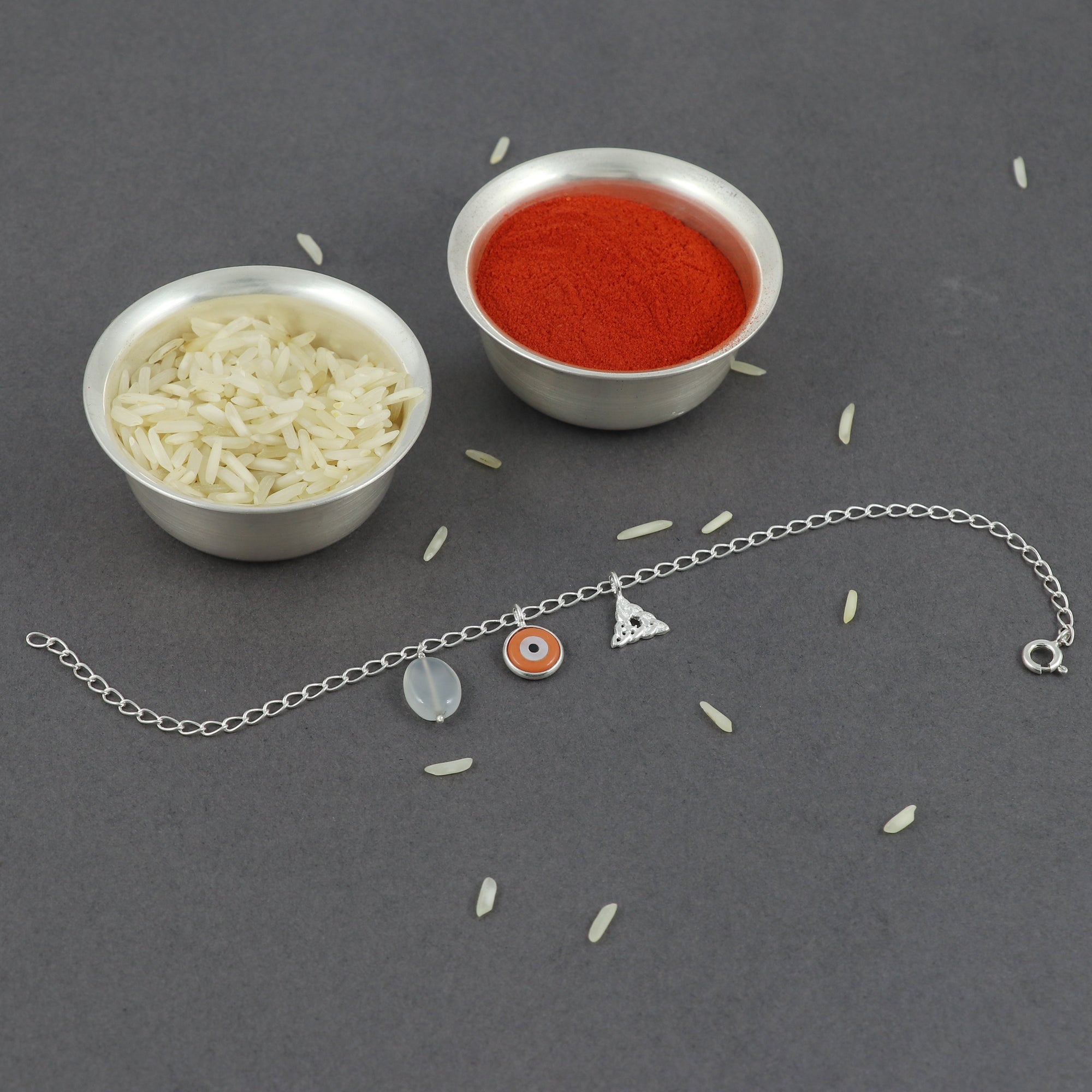 Silver Charms Silver Rakhi