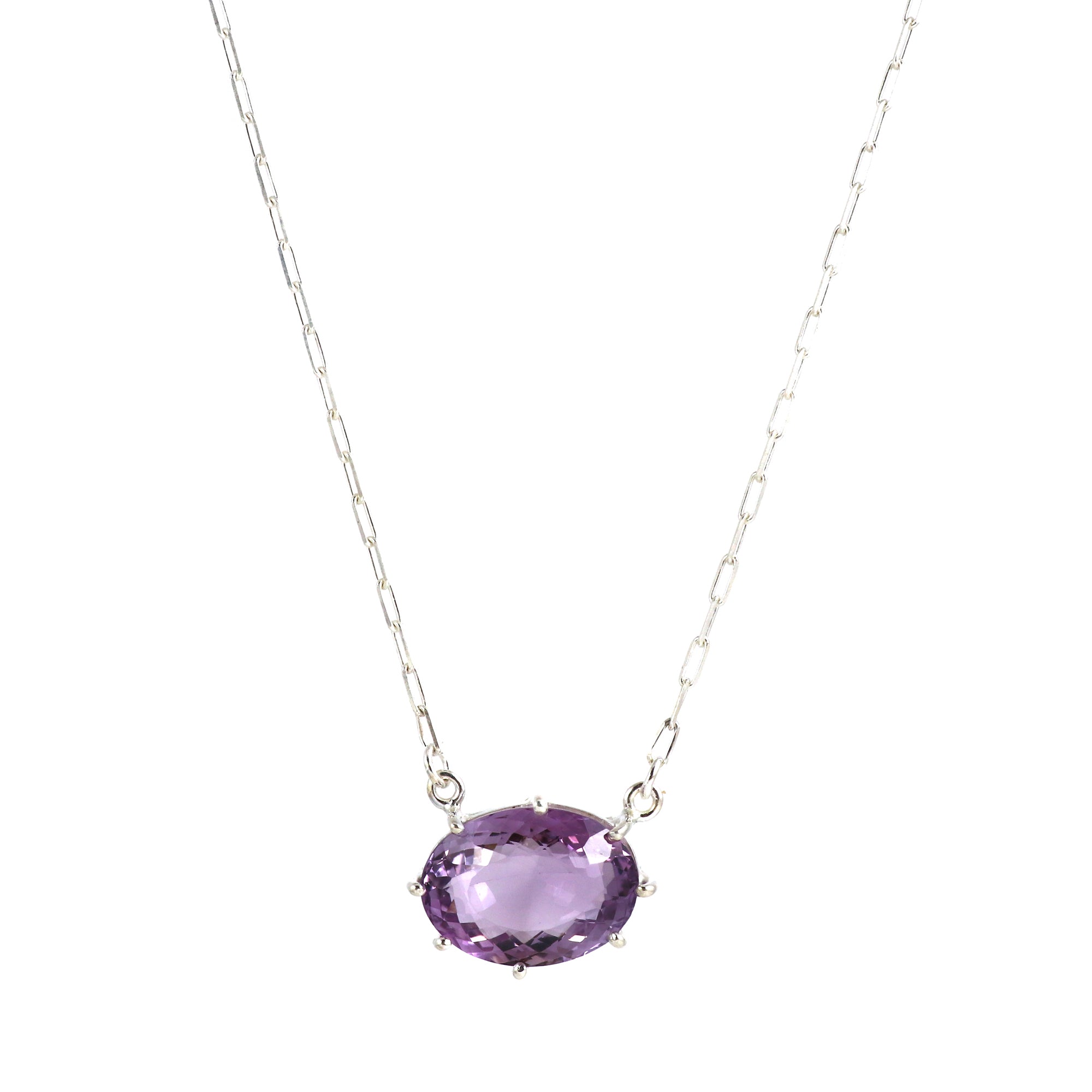 Natural Sterling 925 Silver Necklace