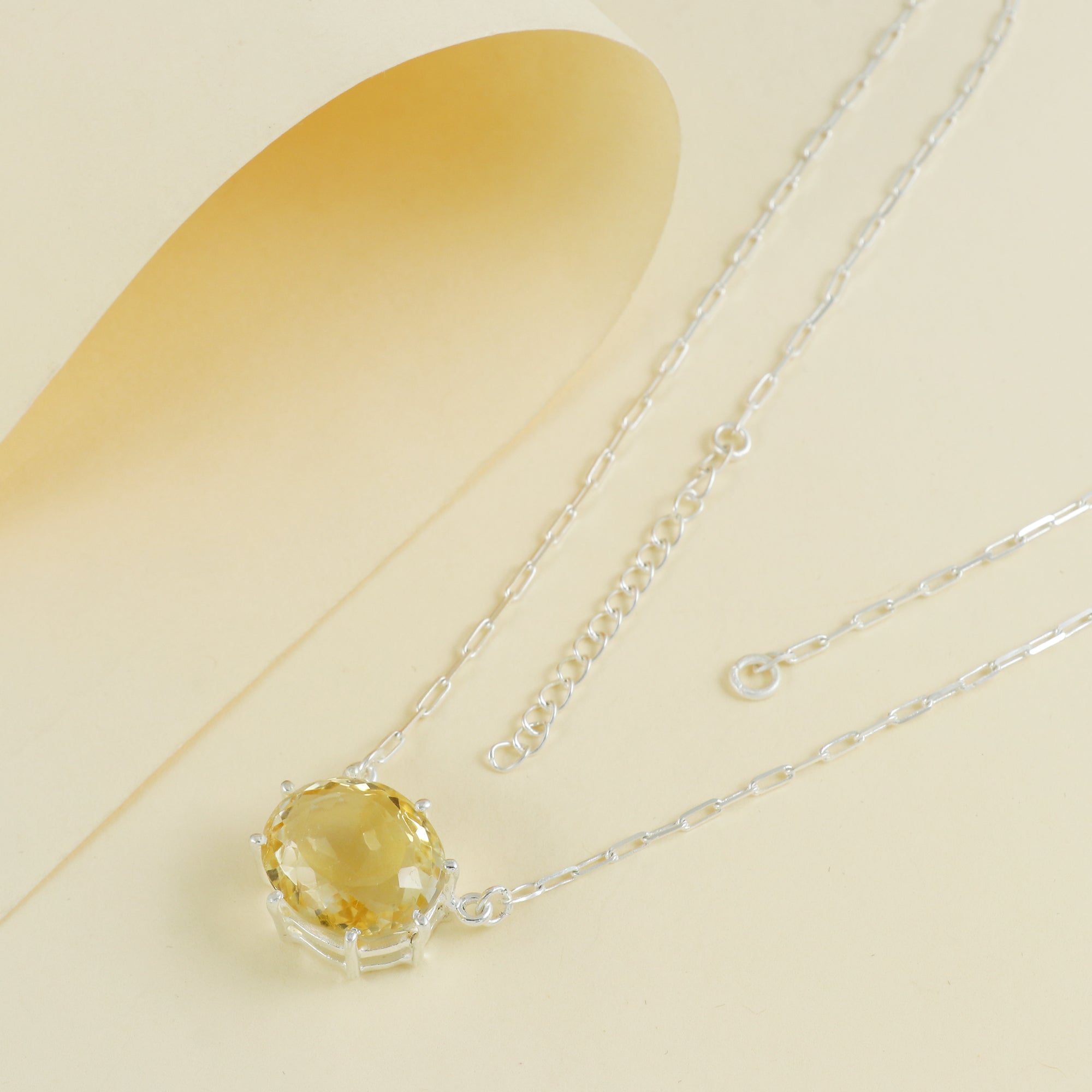 Natural Sterling 925 Silver Necklace