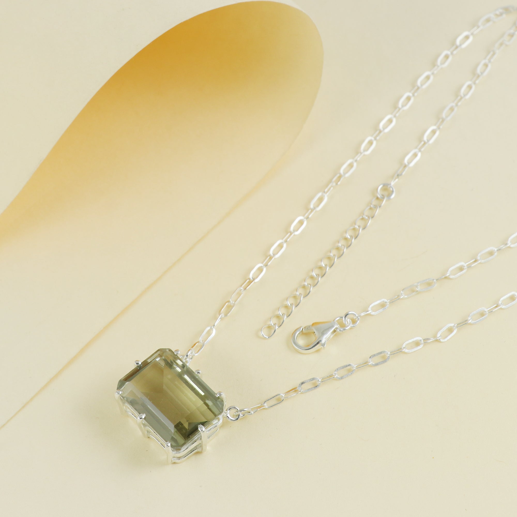 Natural Sterling 925 Silver Necklace
