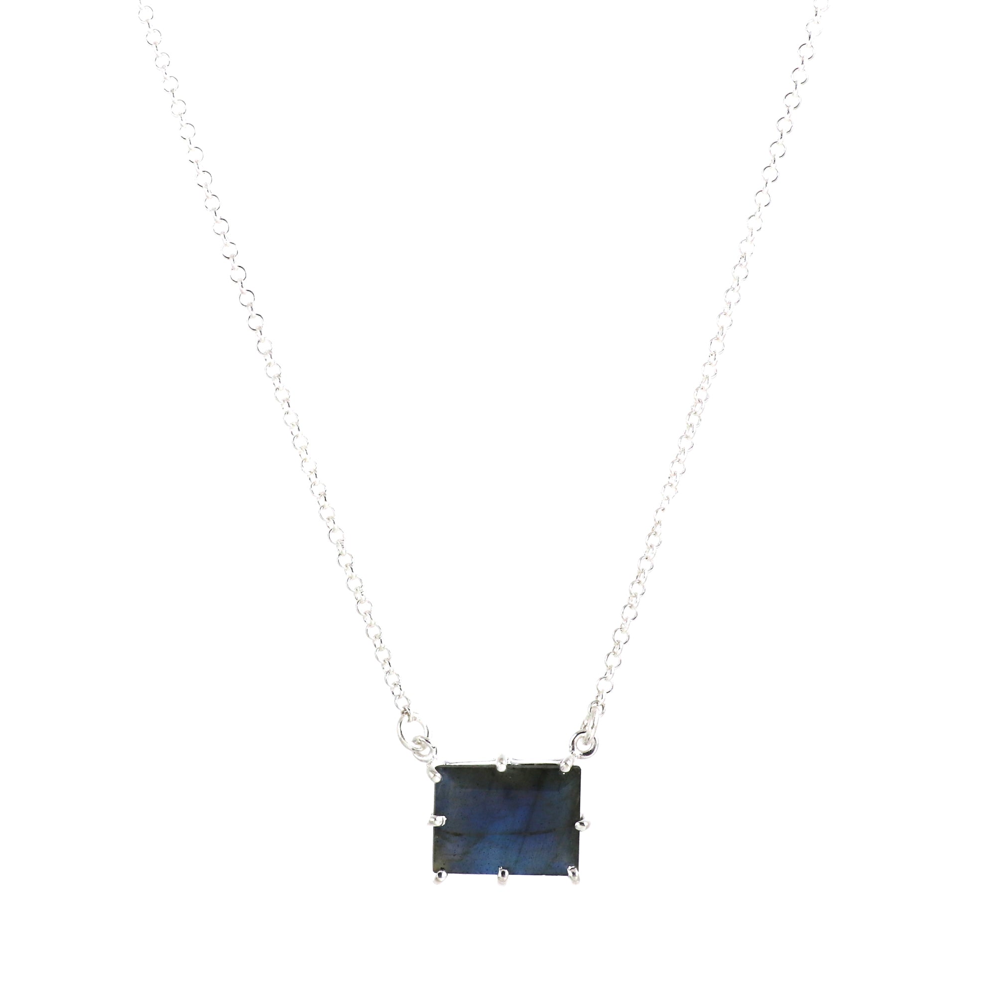 Natural Sterling 925 Silver Necklace