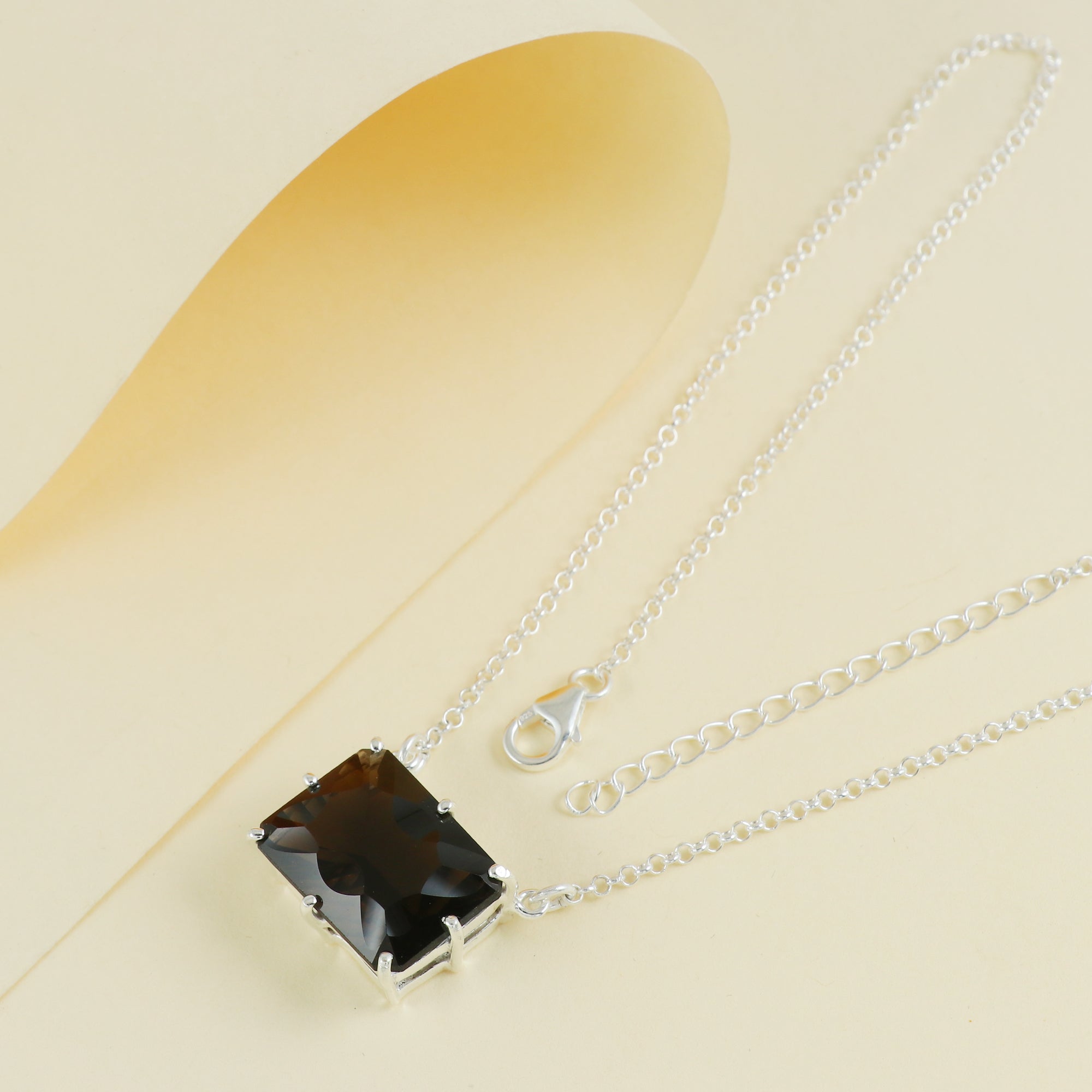 Natural Sterling 925 Silver Necklace