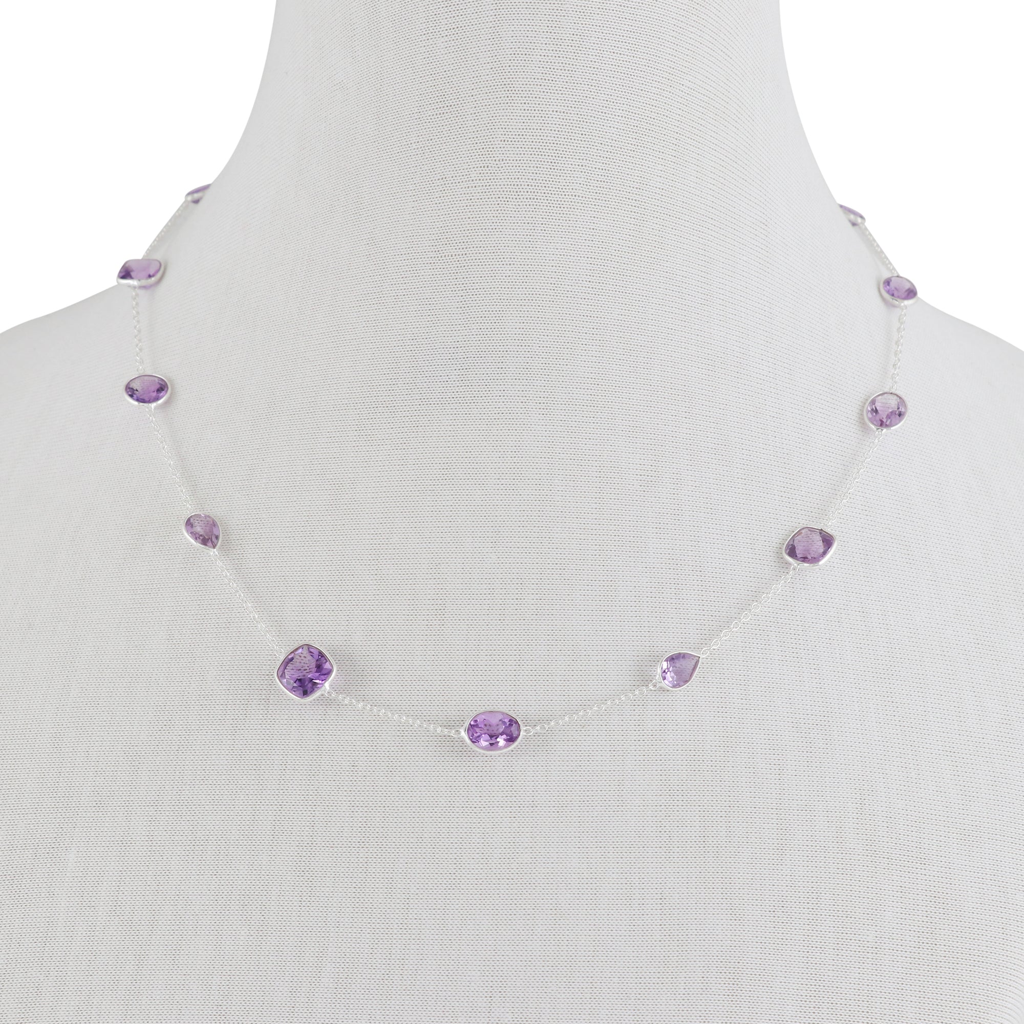 Natural Sterling 925 Silver Necklace