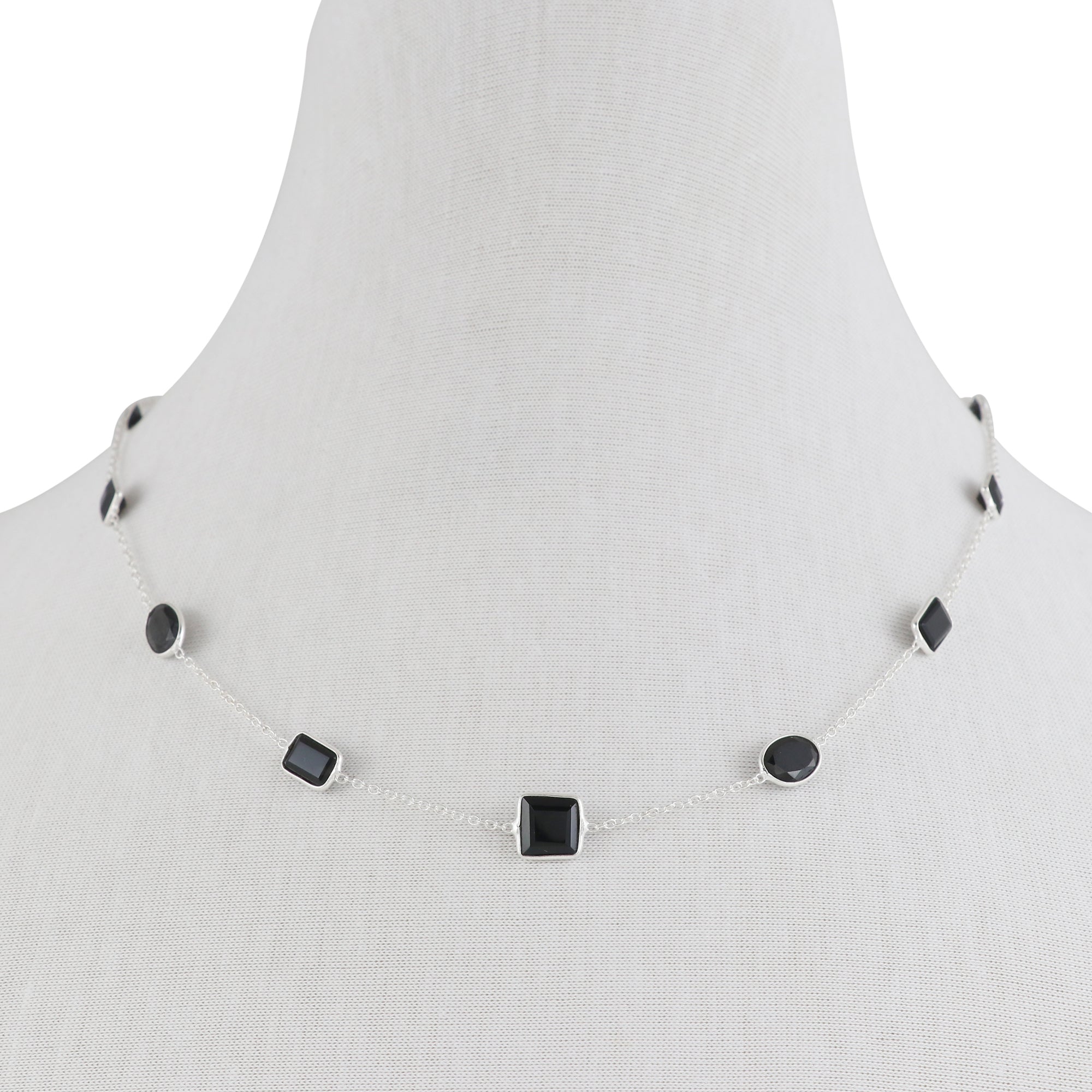 Natural Sterling 925 Silver Necklace