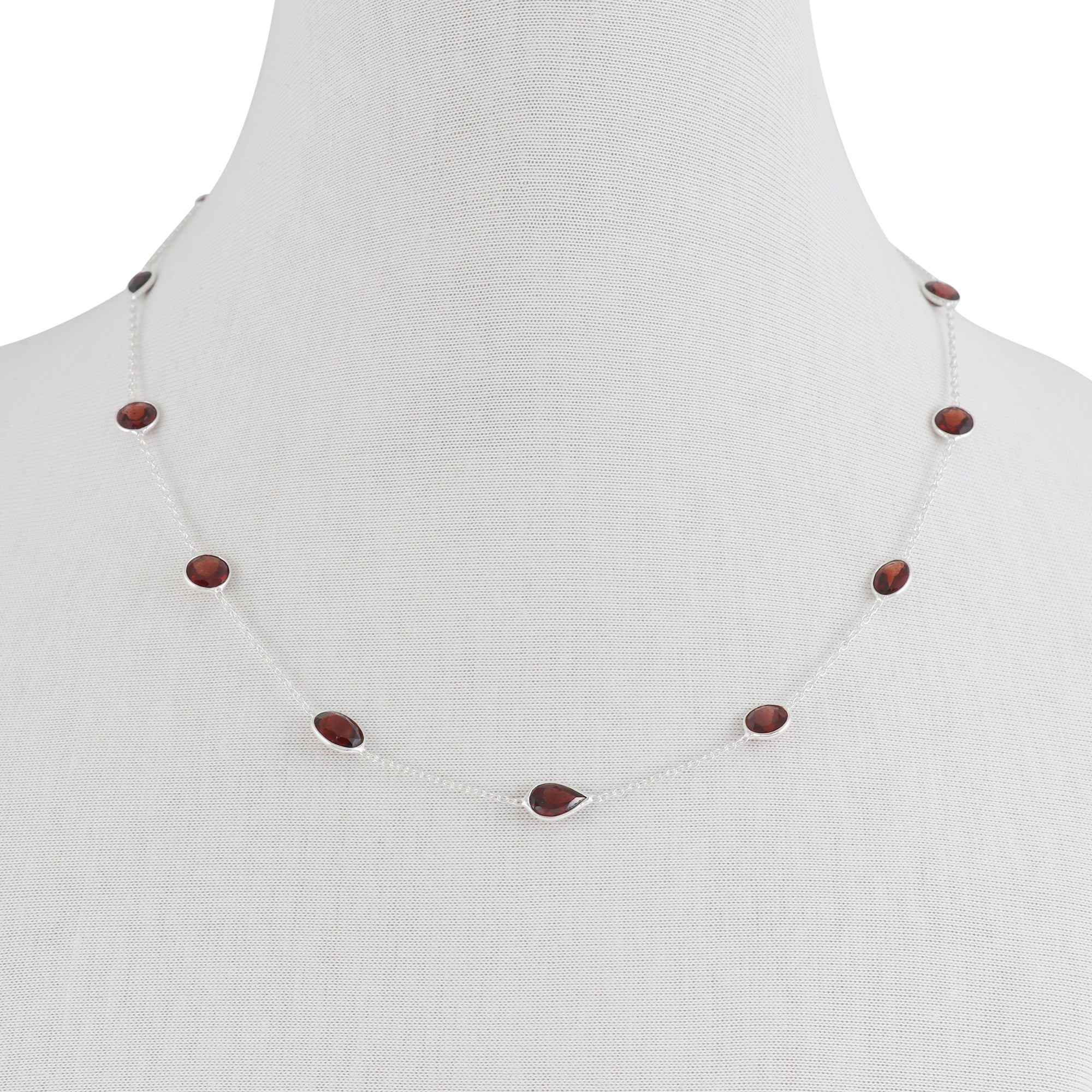 Natural Sterling 925 Silver Necklace