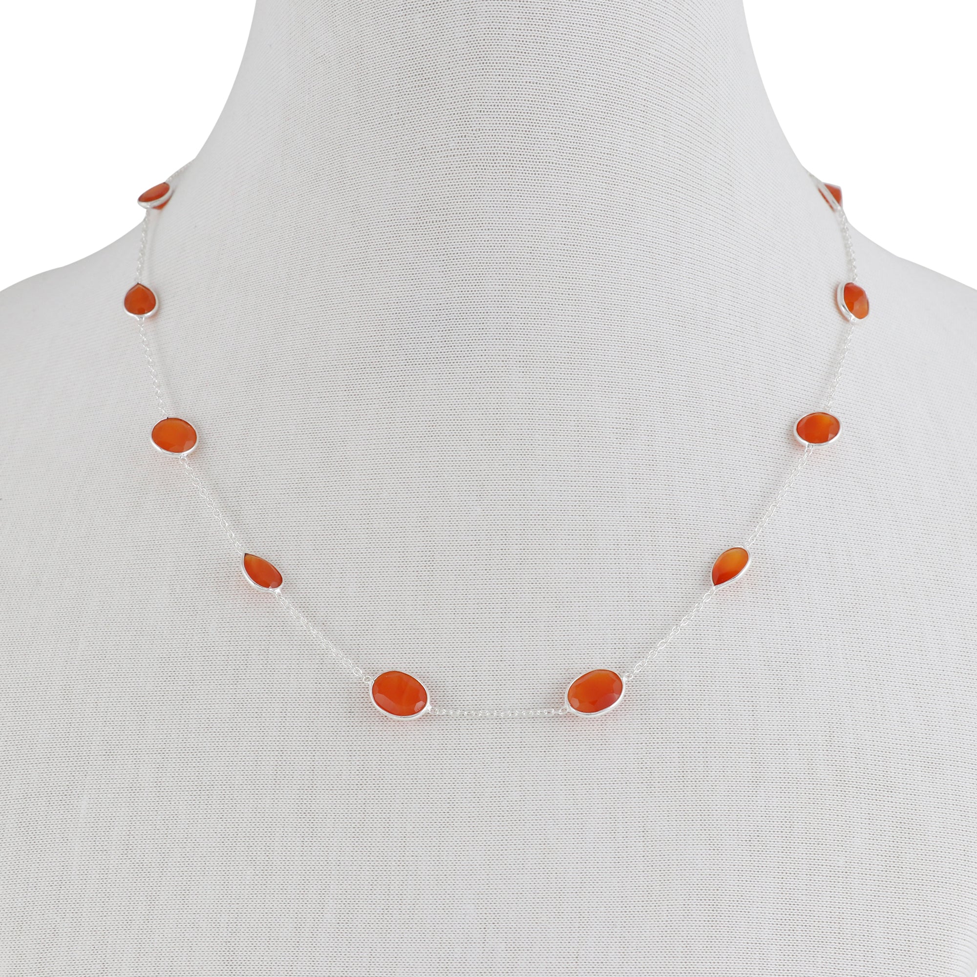 Natural Sterling 925 Silver Necklace