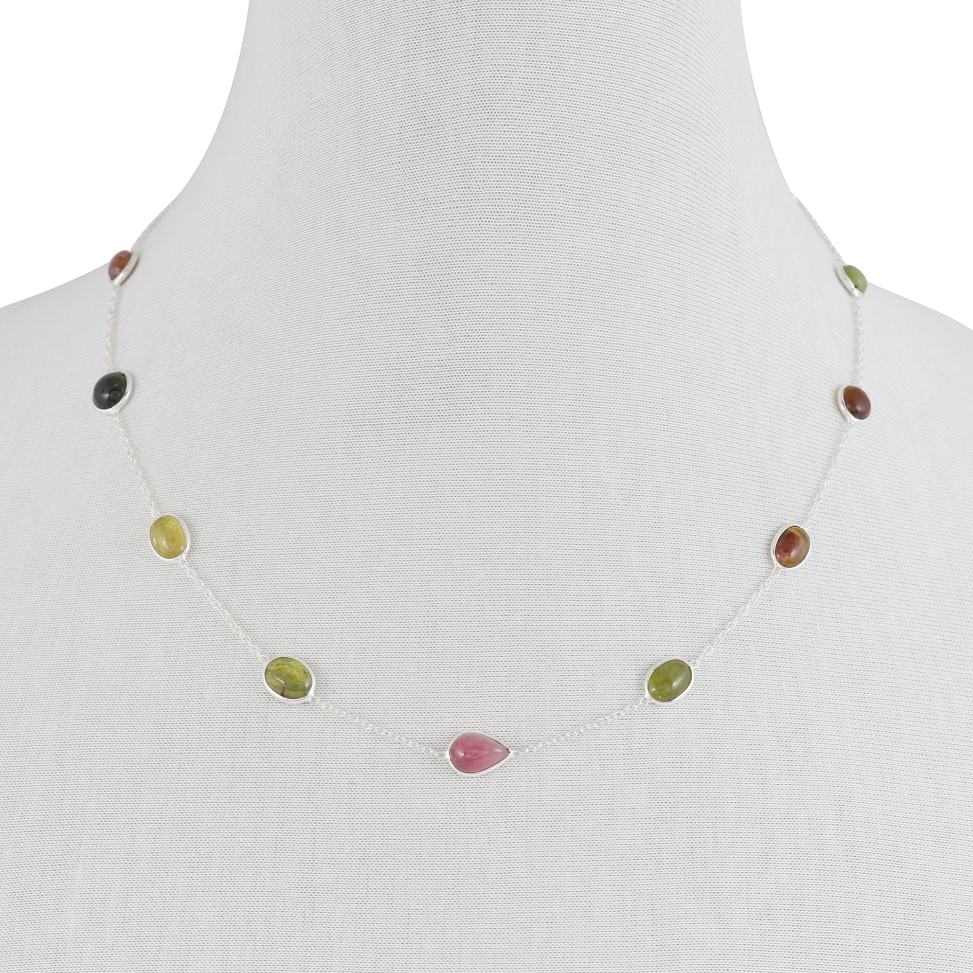 Natural Sterling 925 Silver Necklace