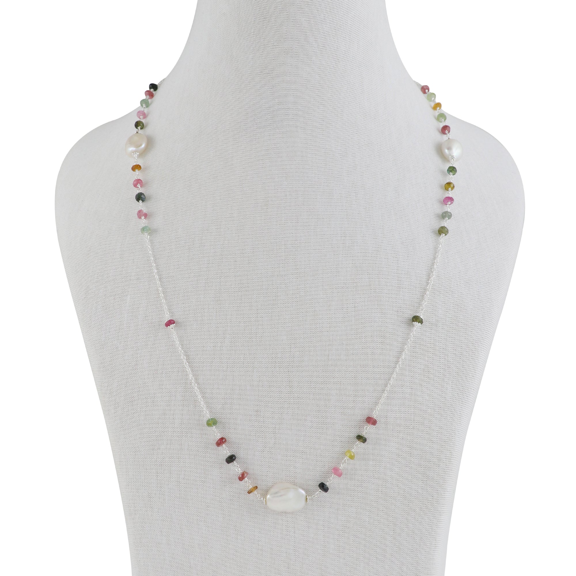 Natural Sterling 925 Silver Necklace