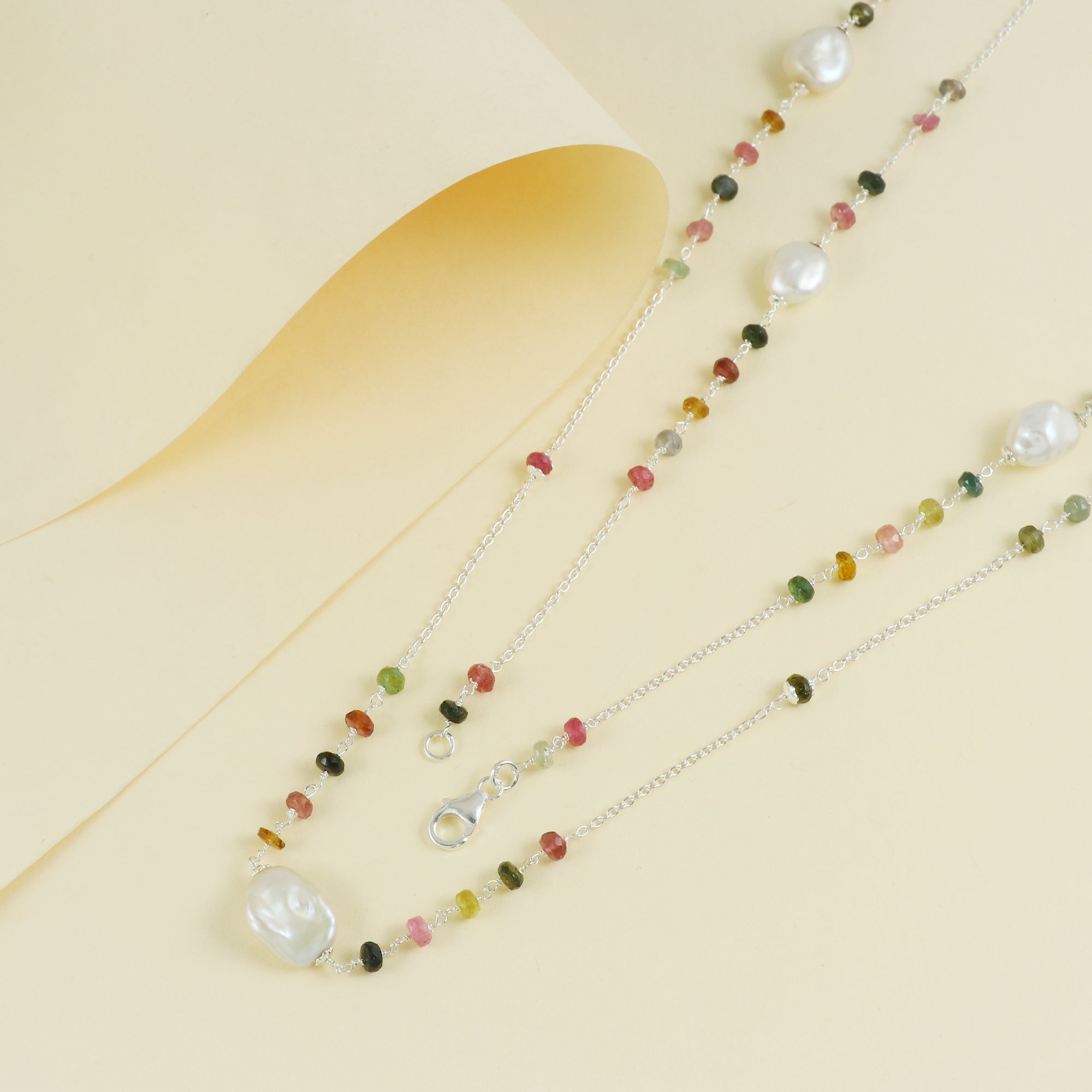 Natural Sterling 925 Silver Necklace