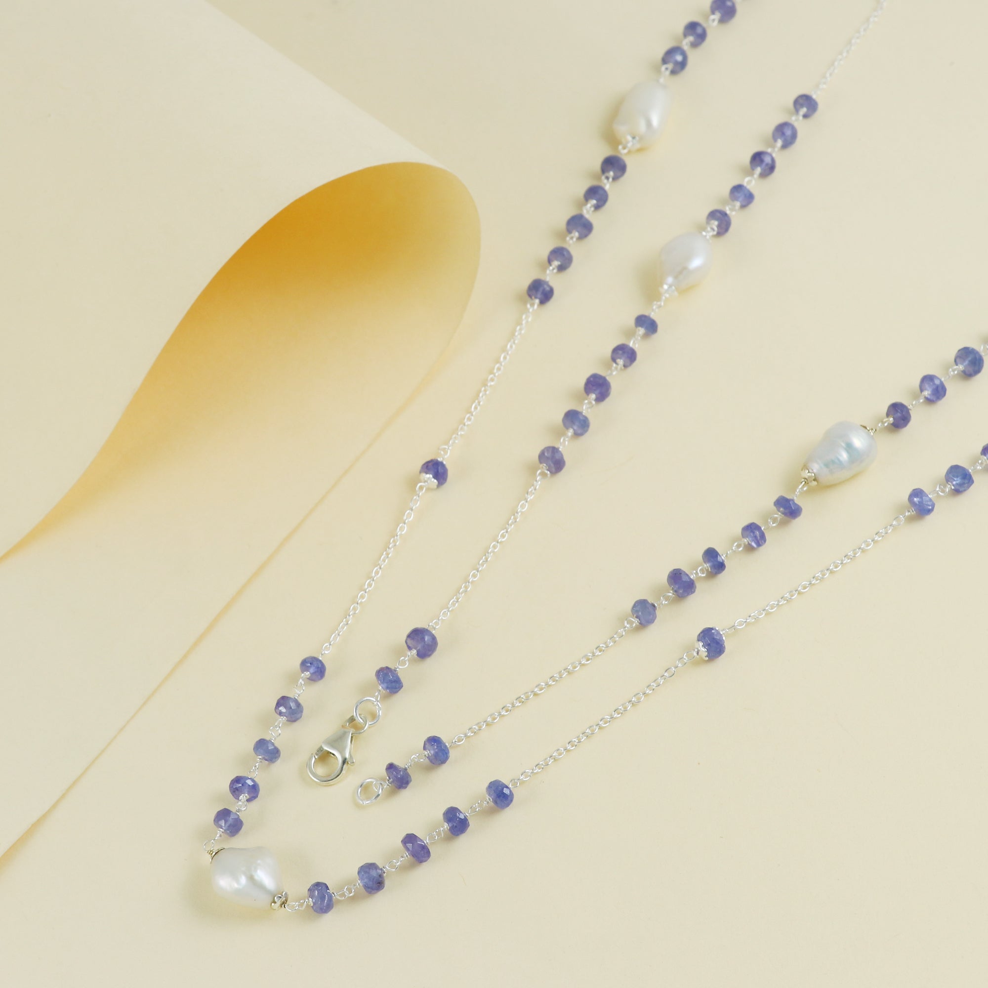 Natural Sterling 925 Silver Necklace