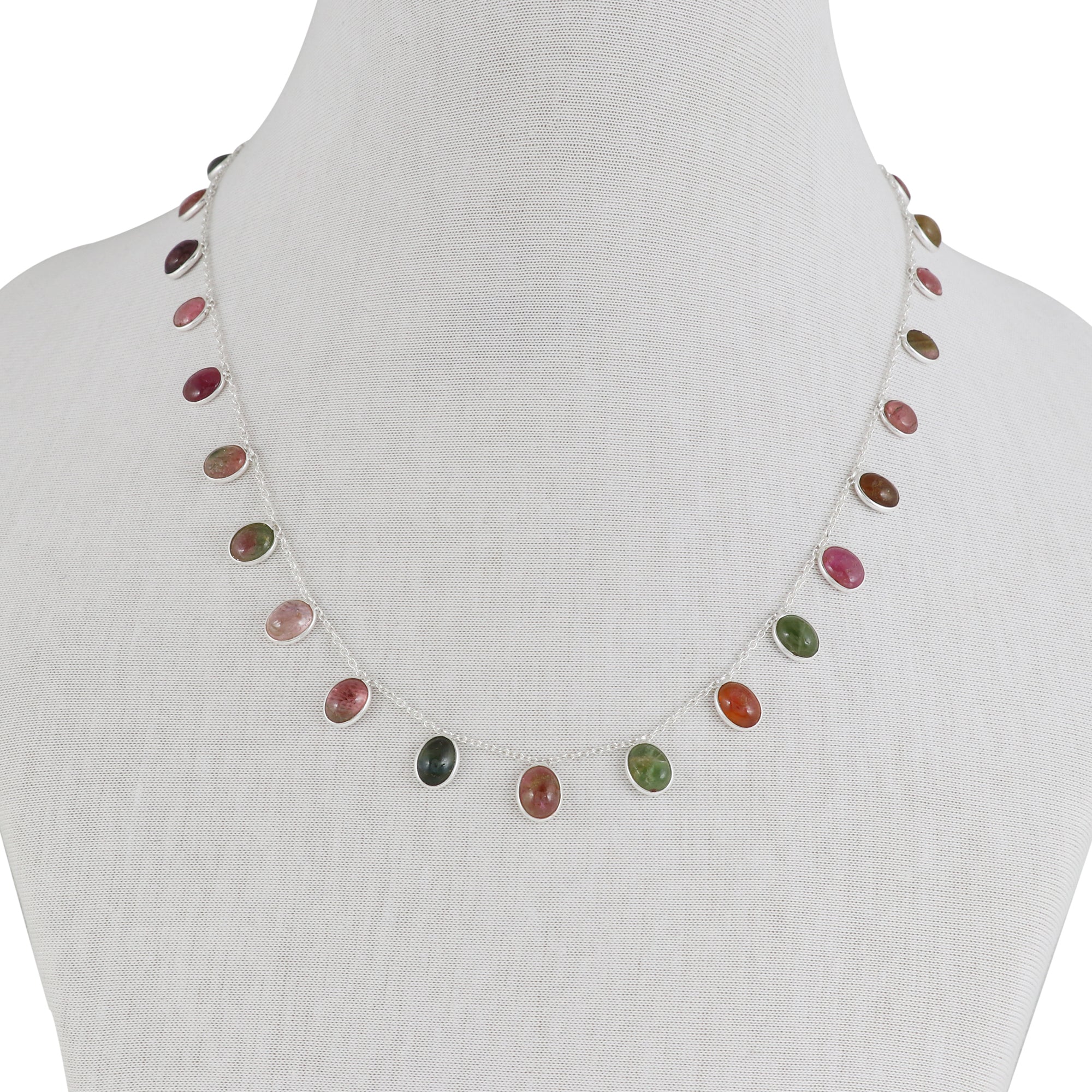 Natural Sterling 925 Silver Necklace