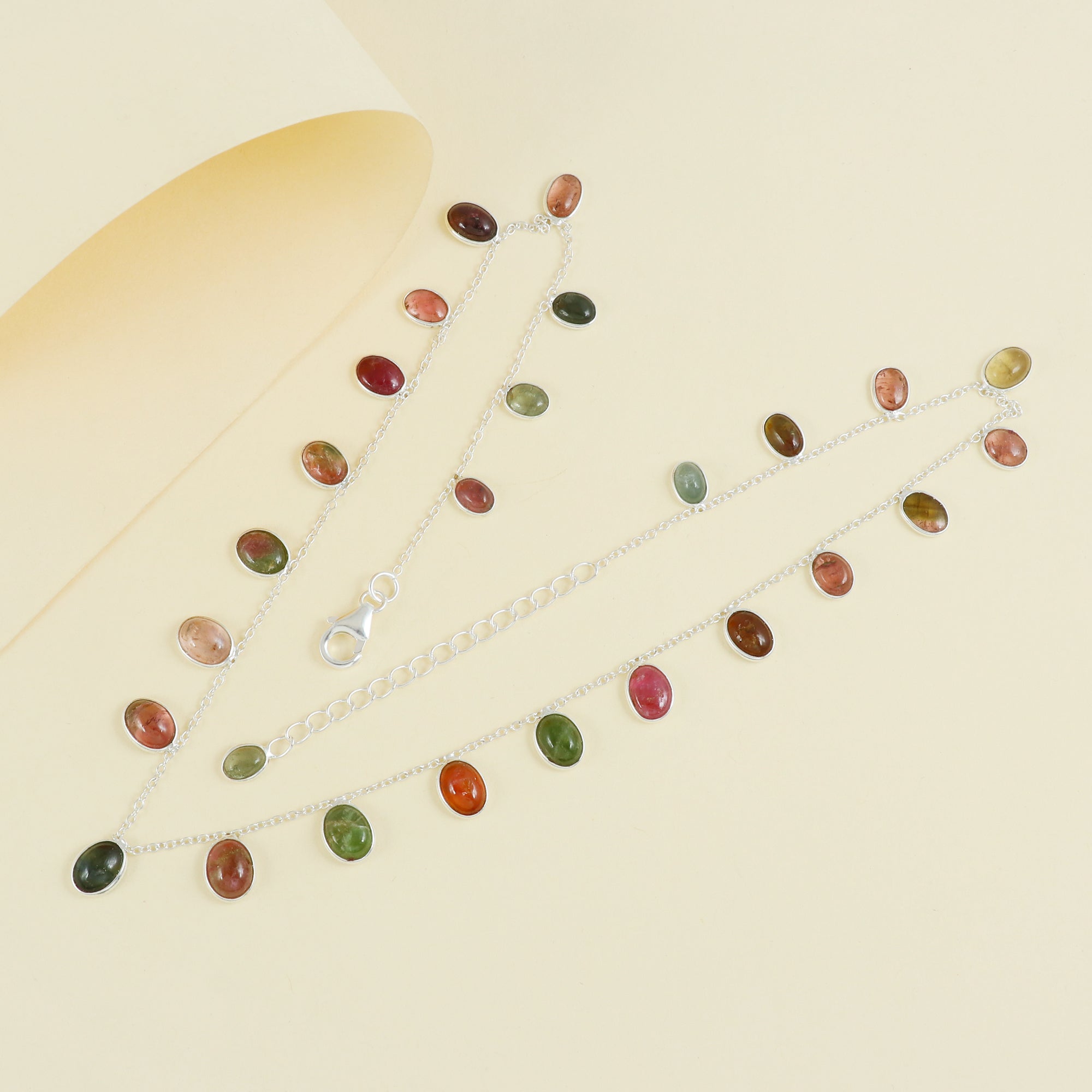 Natural Sterling 925 Silver Necklace