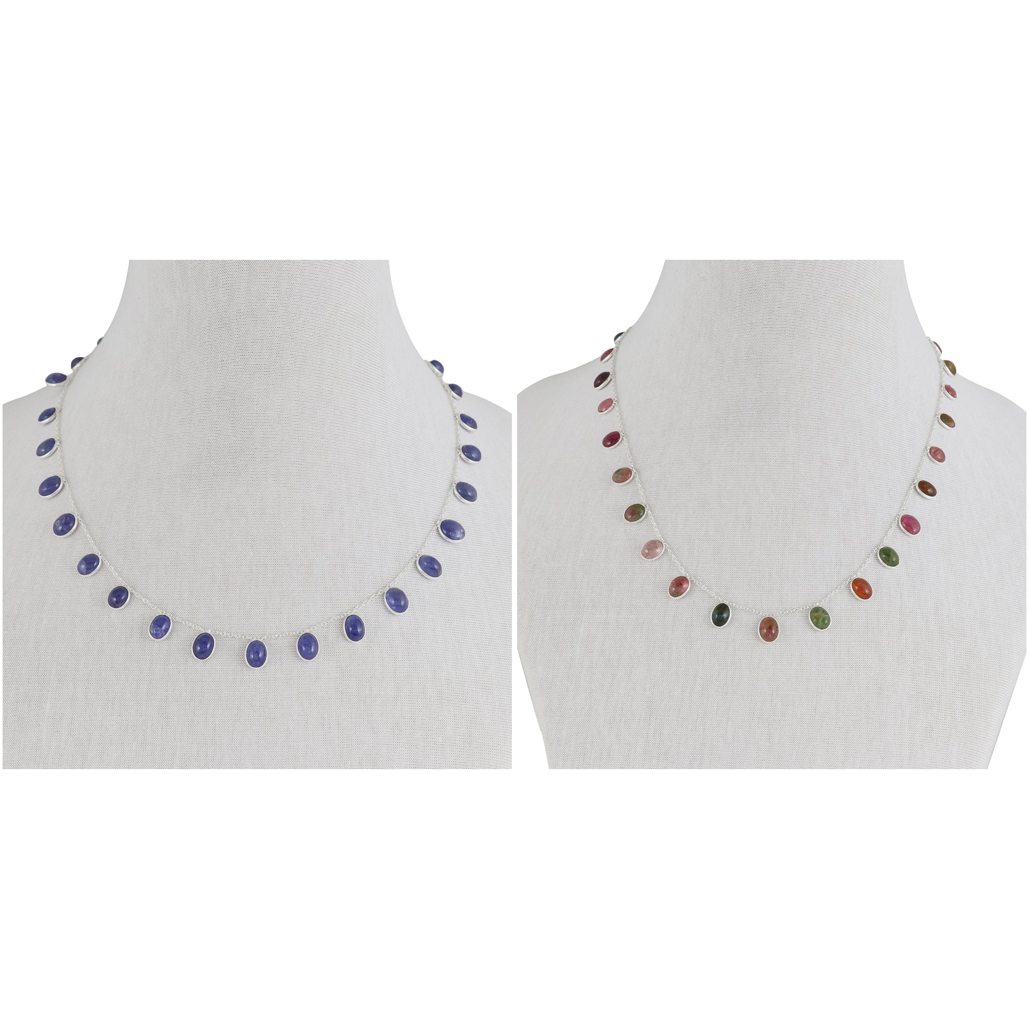 Natural Sterling 925 Silver Necklace