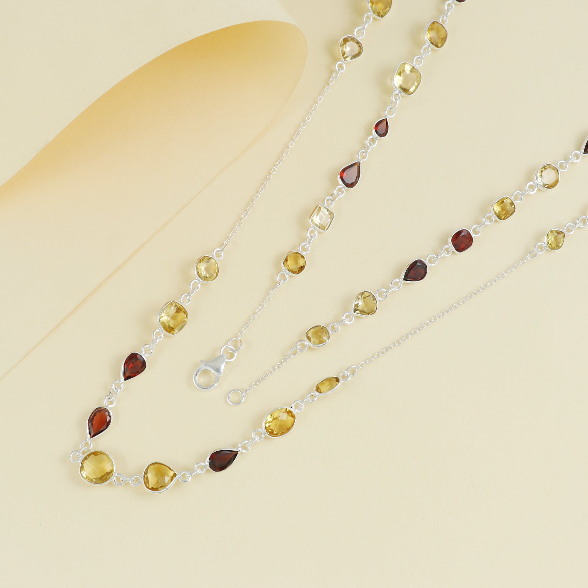 Natural Sterling 925 Silver Necklace