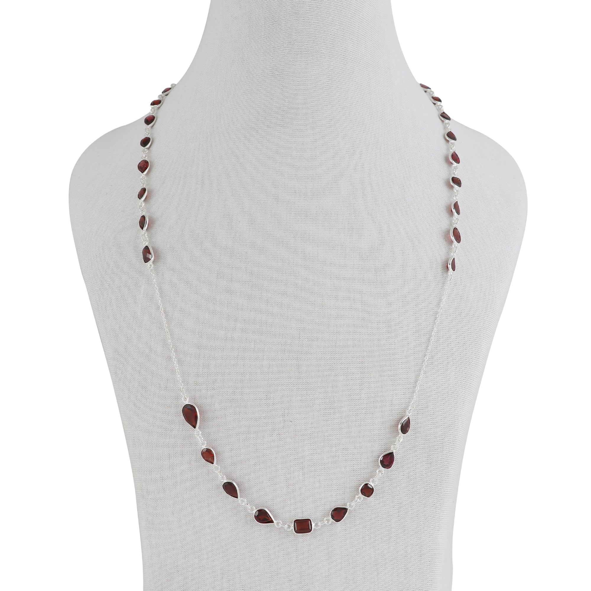 Natural Sterling 925 Silver Necklace
