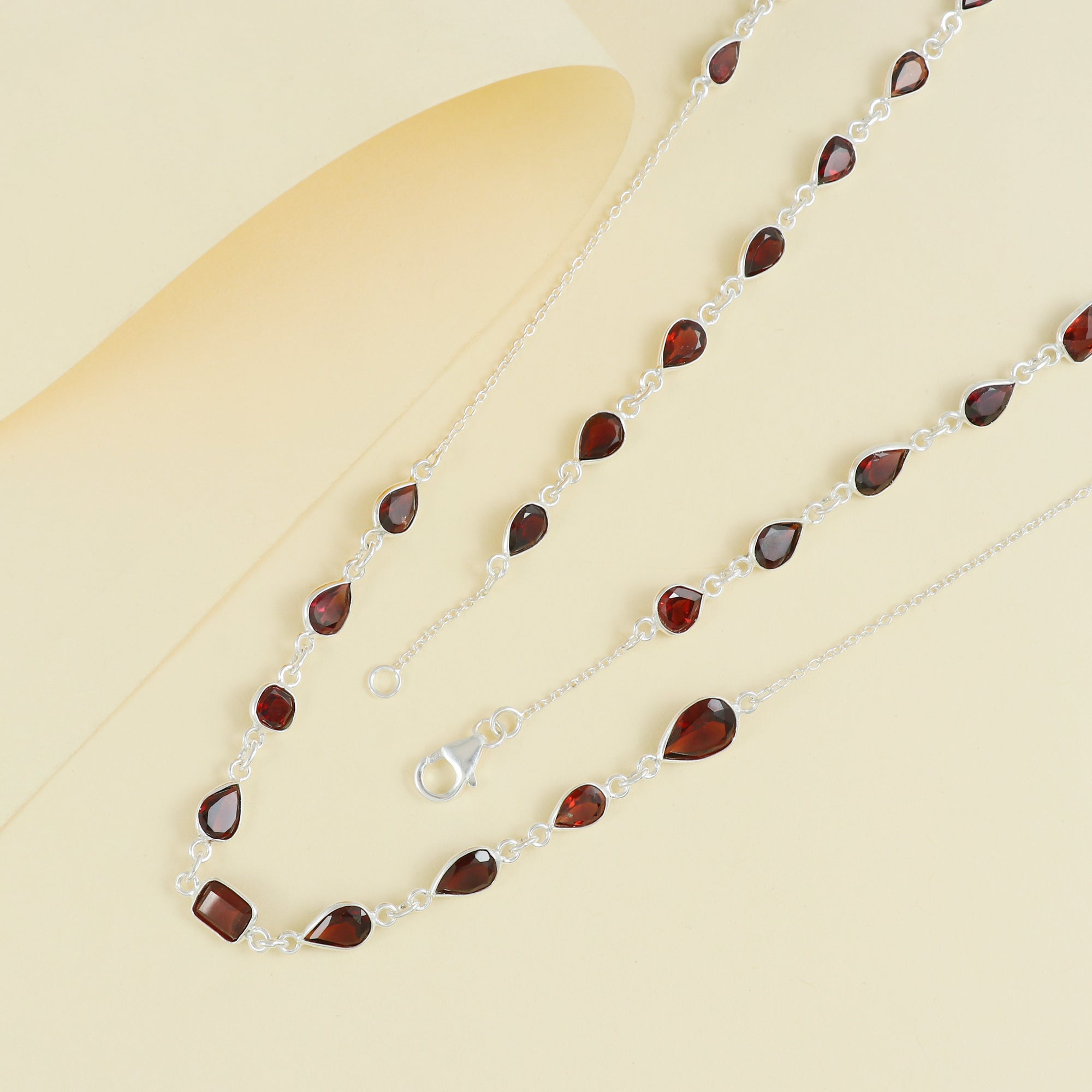 Natural Sterling 925 Silver Necklace