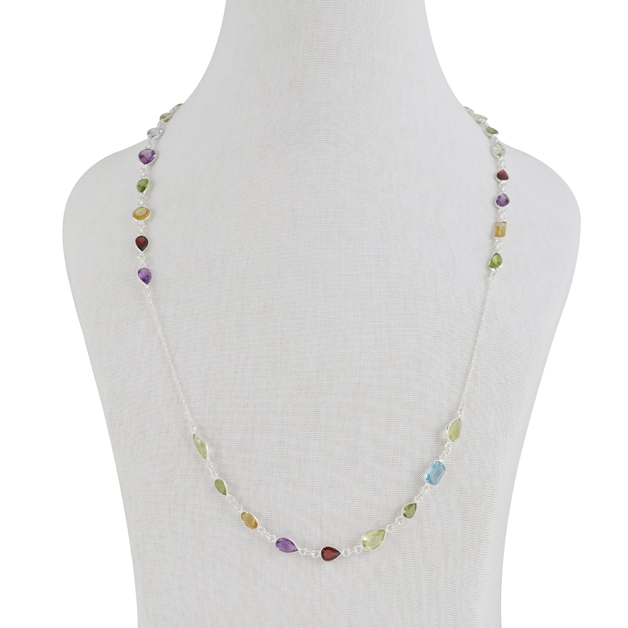 Natural Sterling 925 Silver Necklace