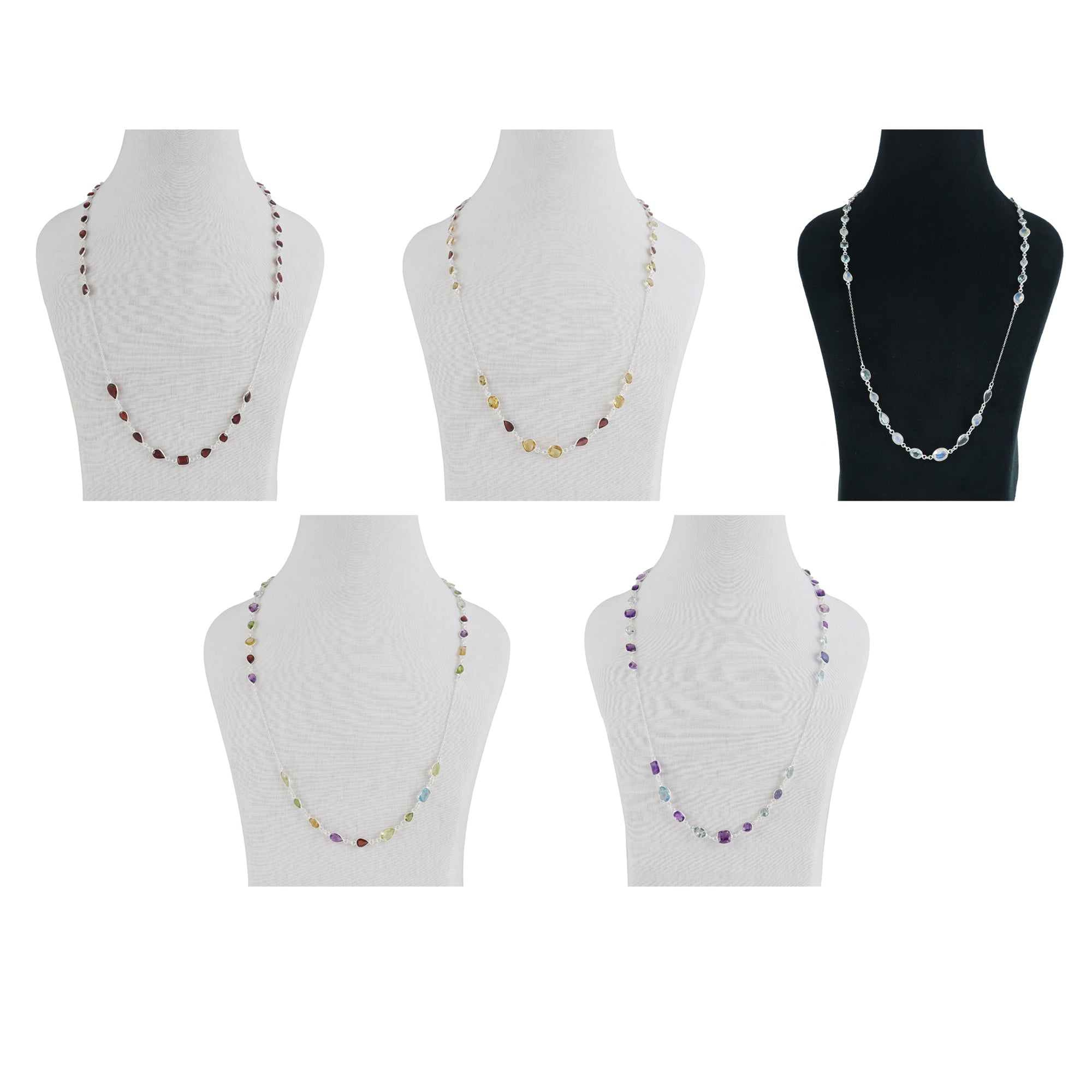 Natural Sterling 925 Silver Necklace