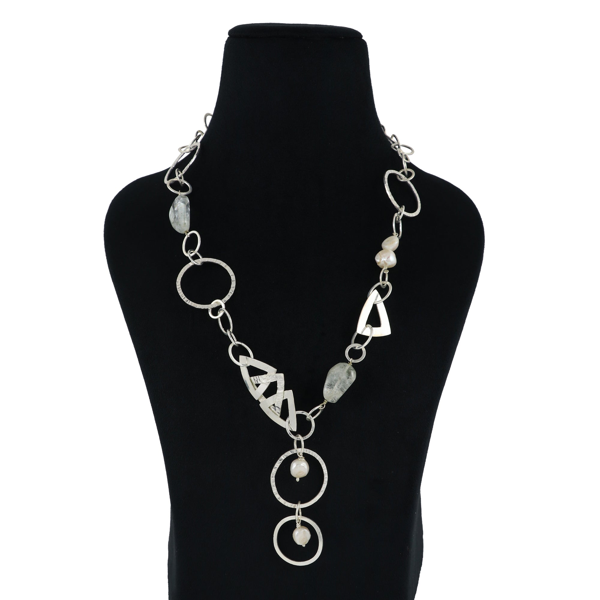 Fresh Water Pearl Sterling Silver 925 Necklace