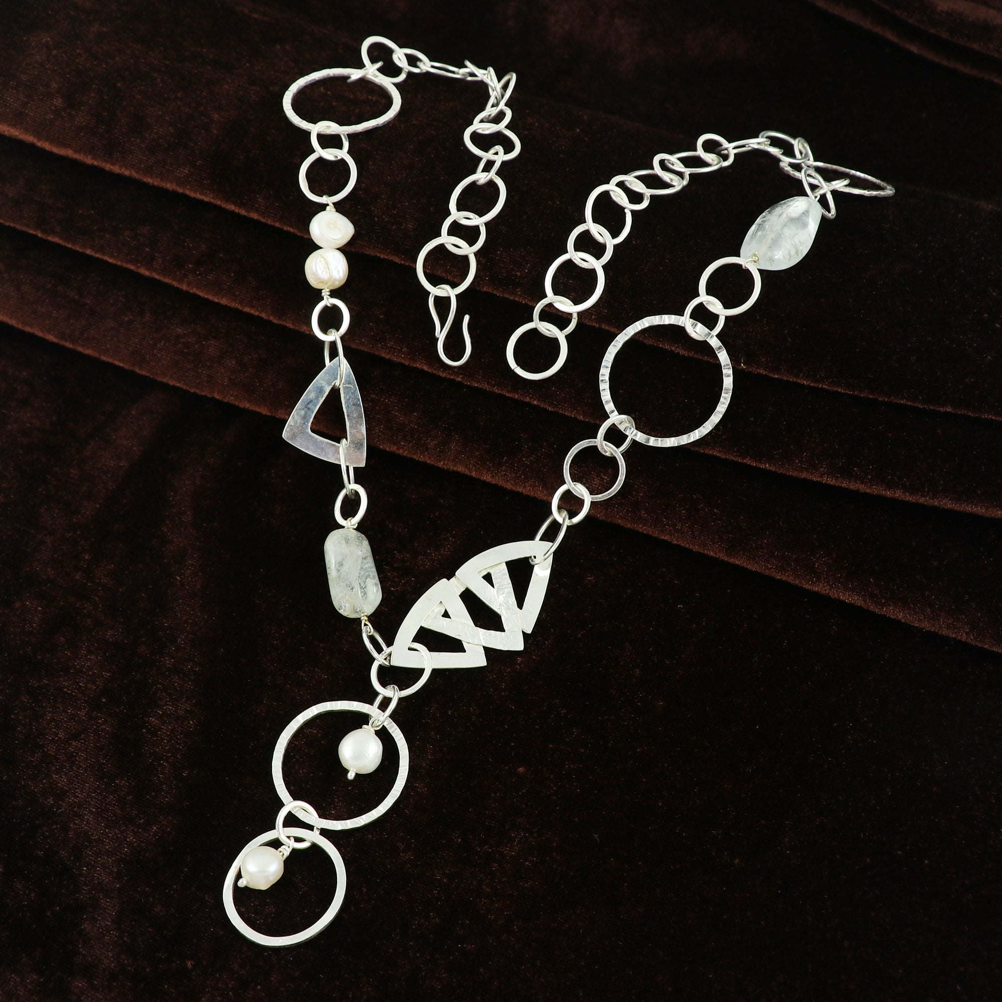 Fresh Water Pearl Sterling Silver 925 Necklace