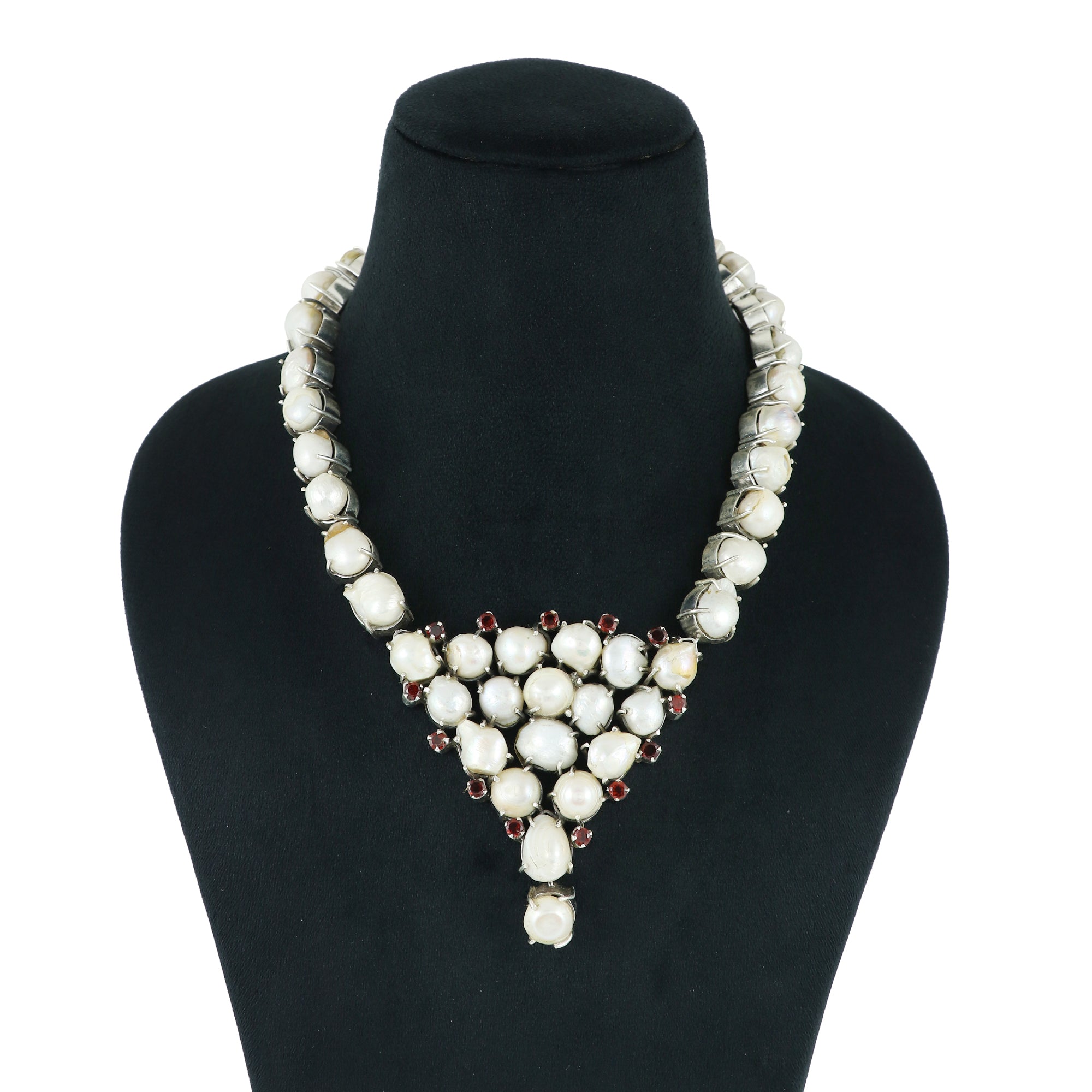 Fresh Water Pearl Sterling Silver 925 Necklace