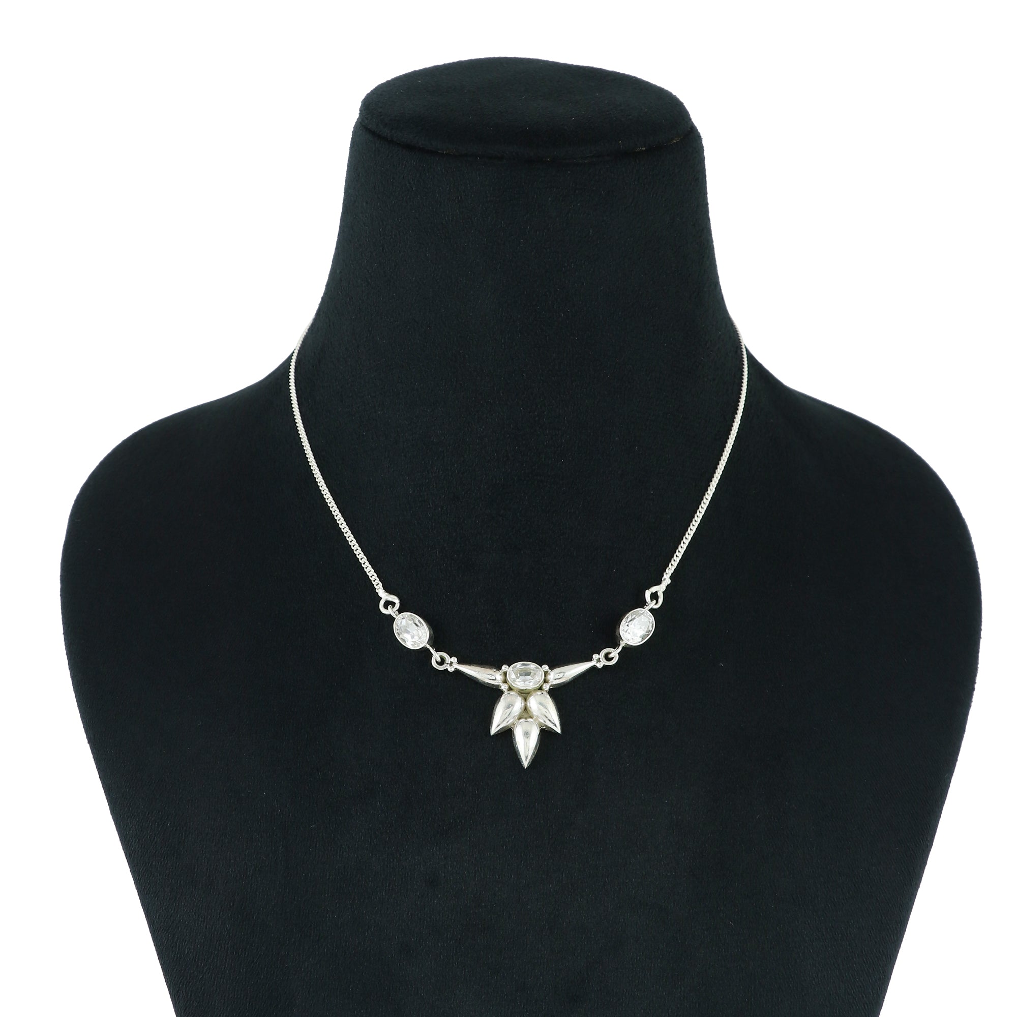 Moissanite Sterling Silver 925 Necklace