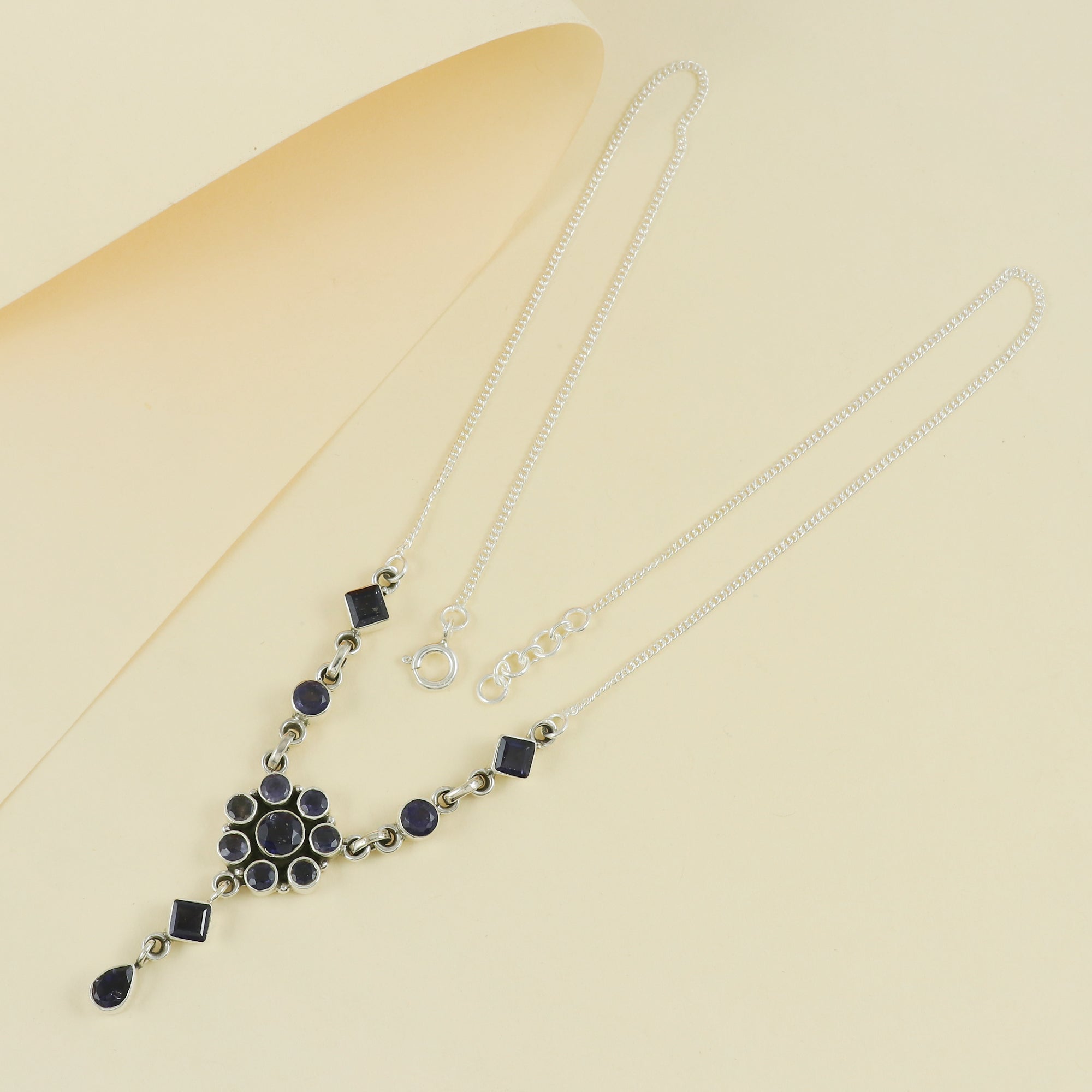 Natural Sterling Silver 925 Necklace