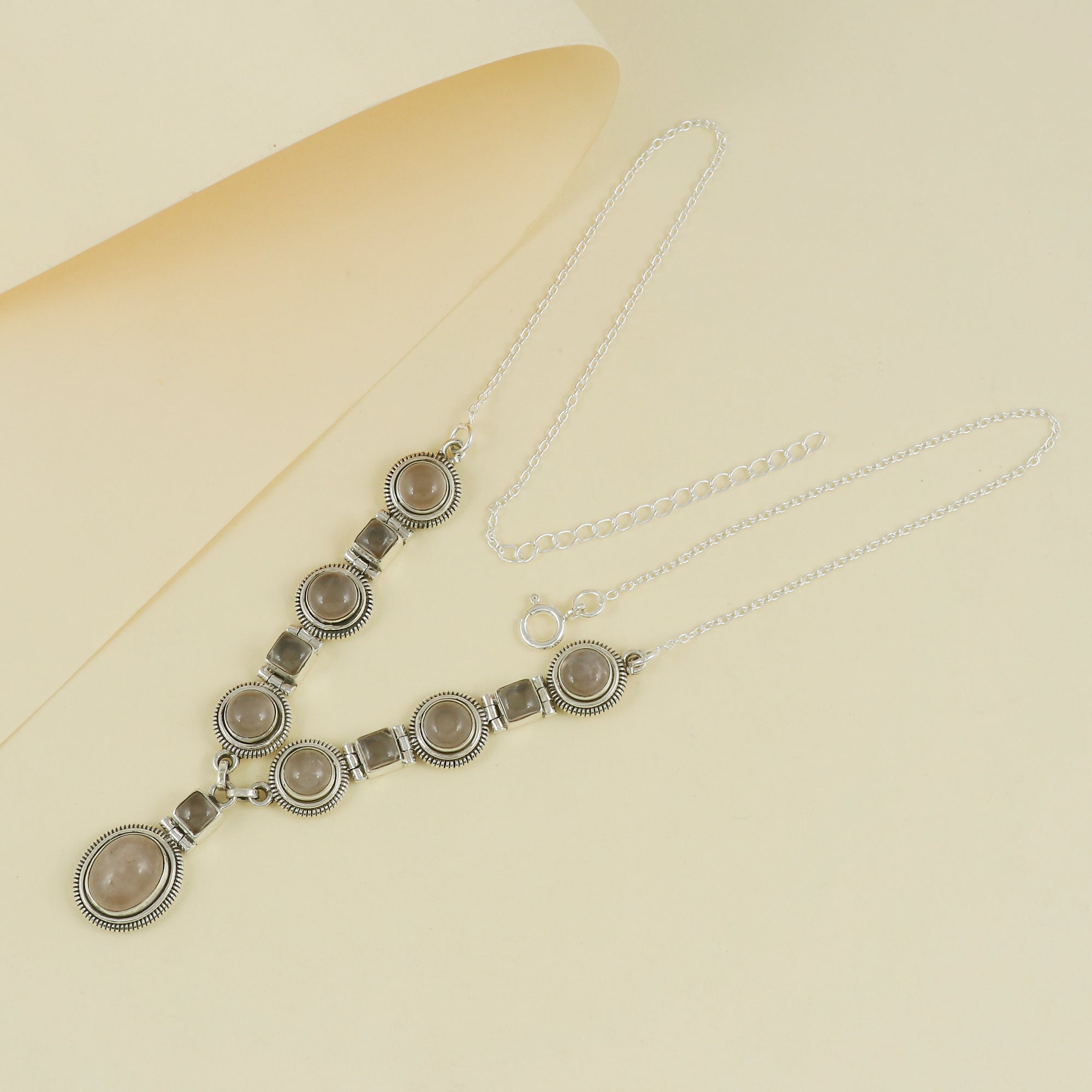 Natural Sterling Silver 925 Necklace
