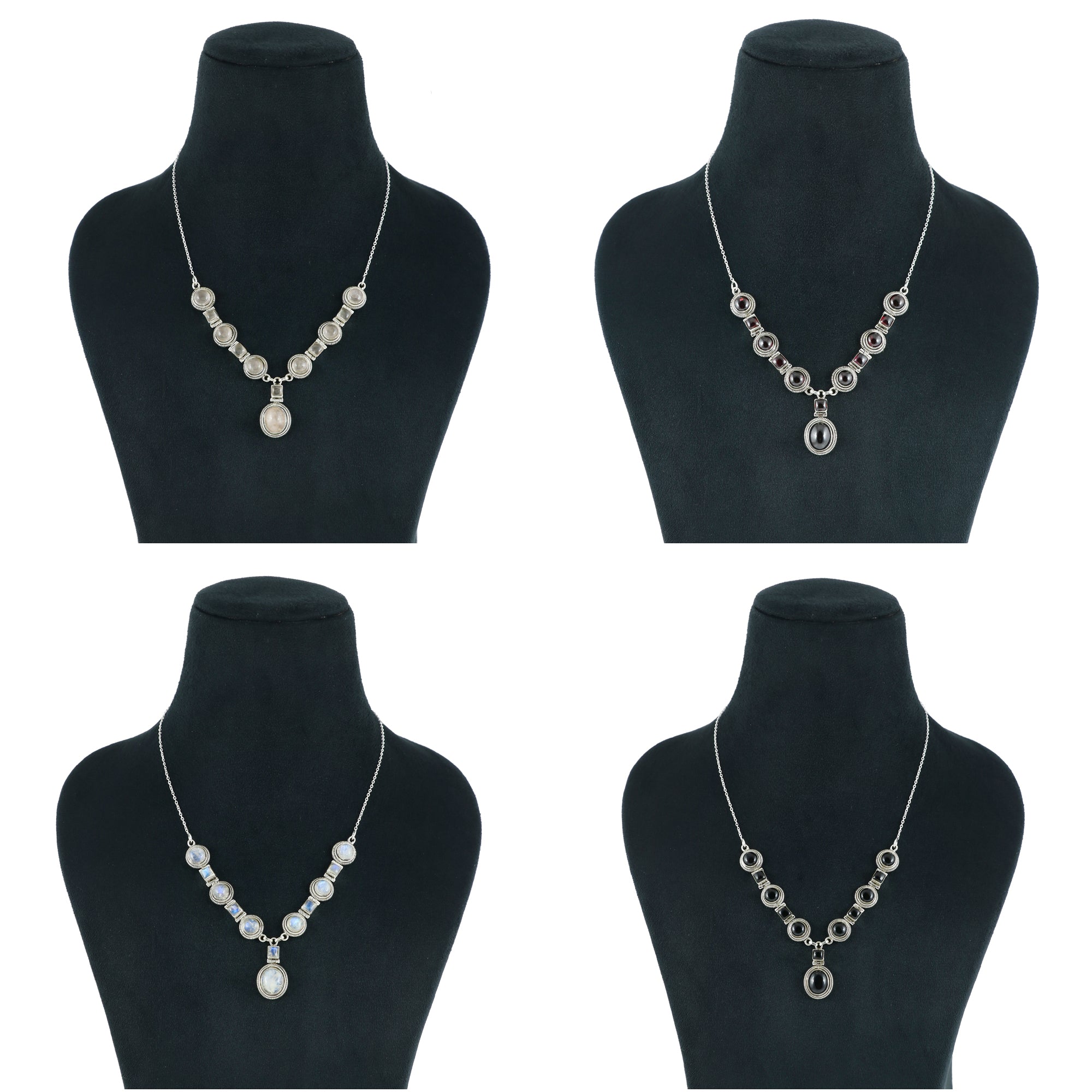 Natural Sterling Silver 925 Necklace
