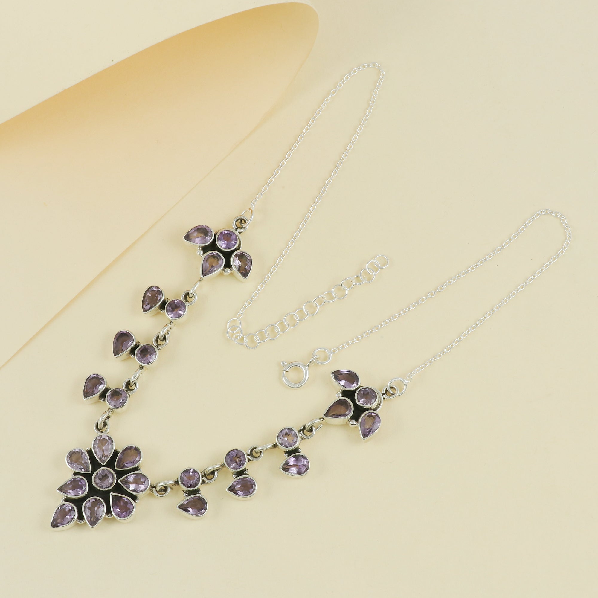 Natural Sterling Silver 925 Necklace