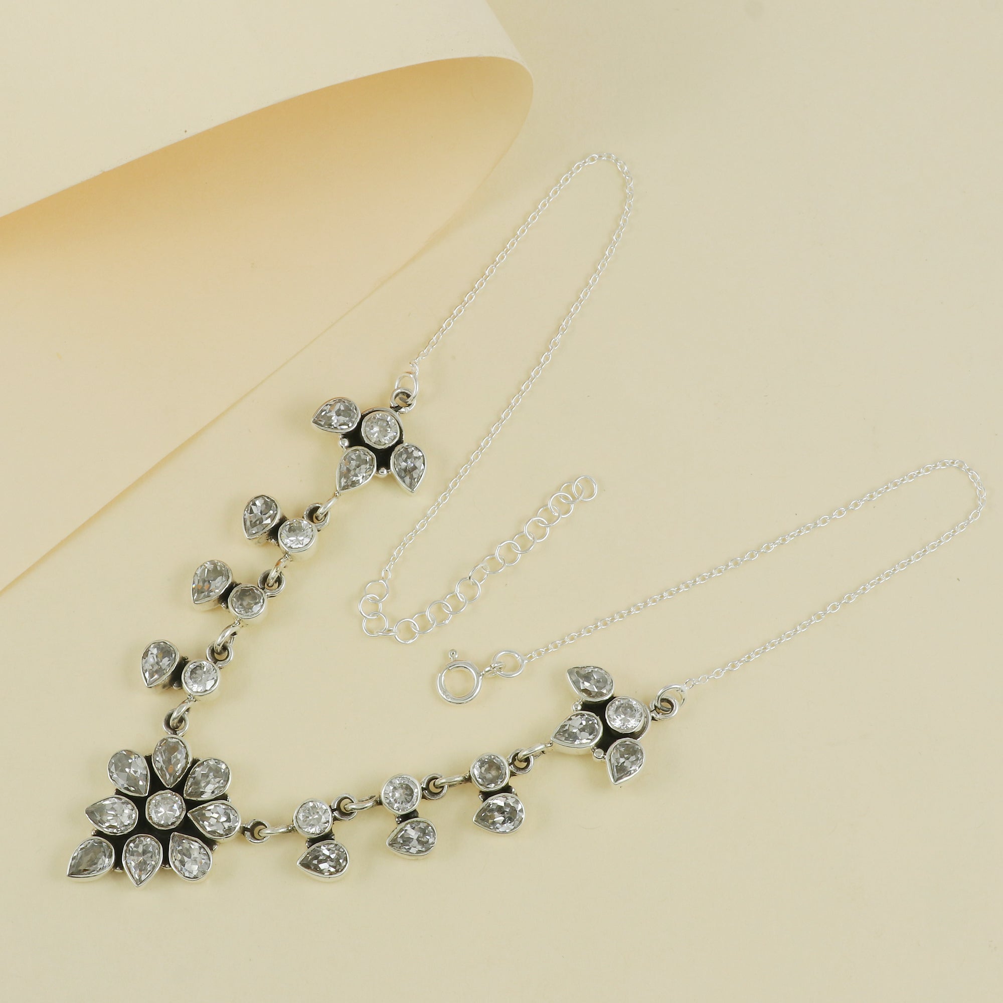 Natural Sterling Silver 925 Necklace