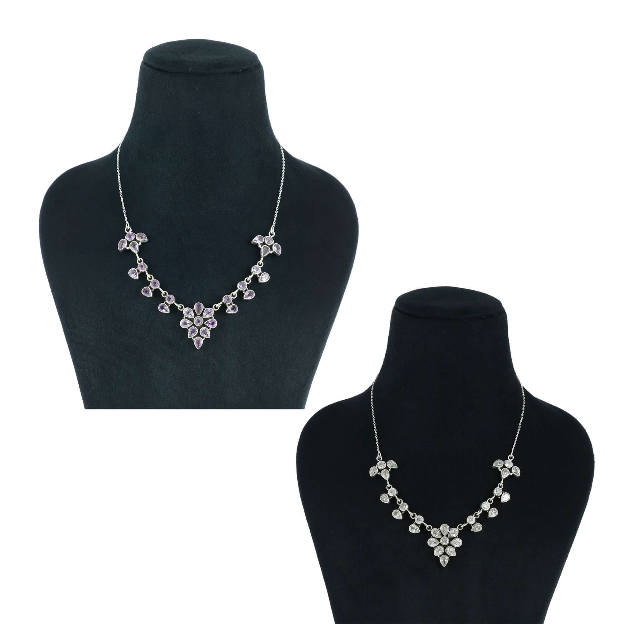 Natural Sterling Silver 925 Necklace
